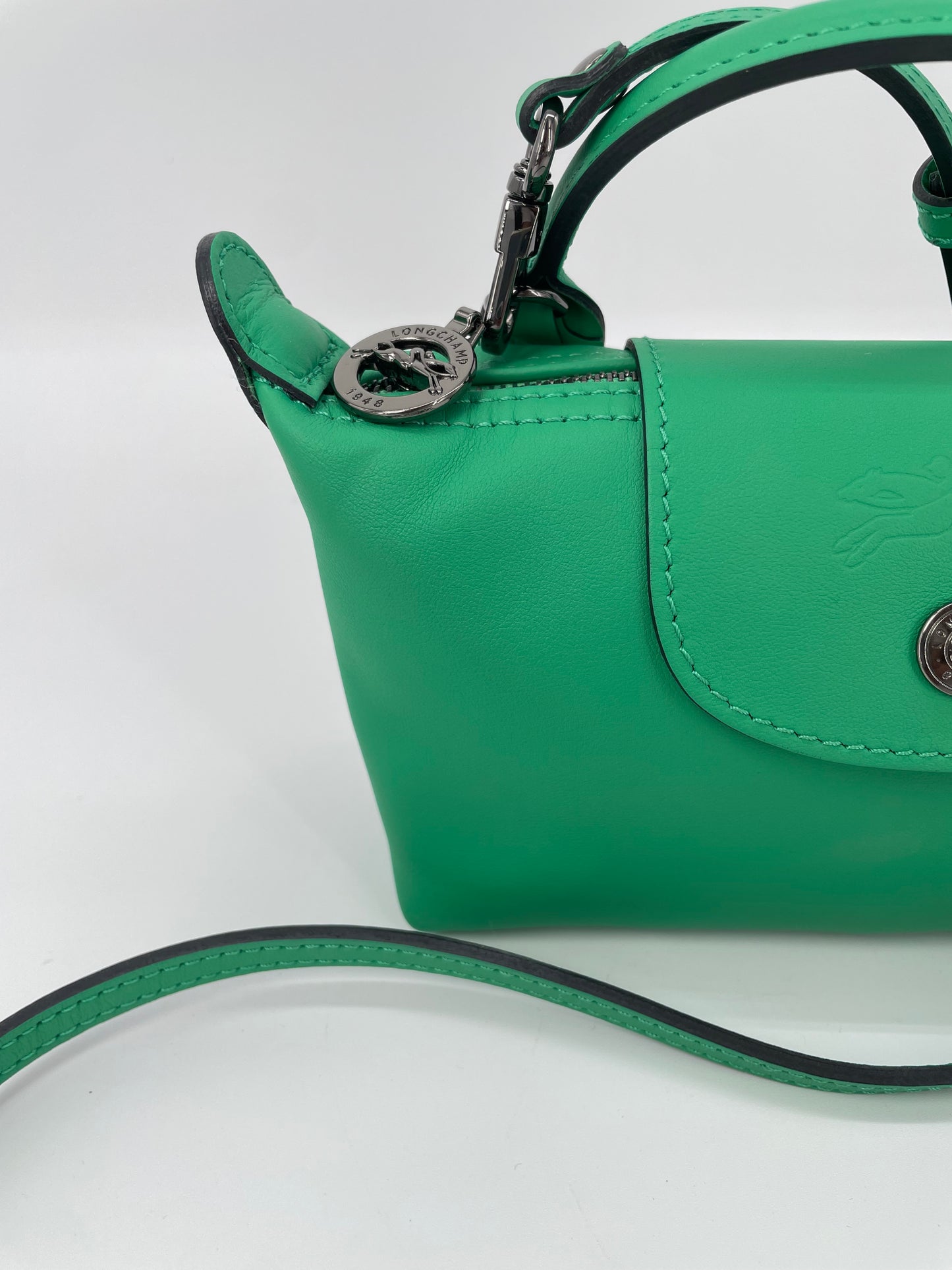 Preloved Longchamp Le Pilage Xtra Crossbody Bag, XS