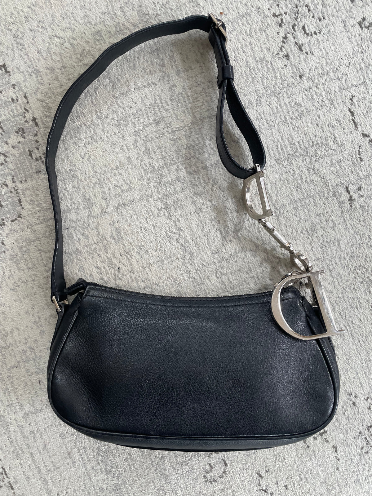 Preloved Christian Dior D-Charm Pochette Shoulder Bag