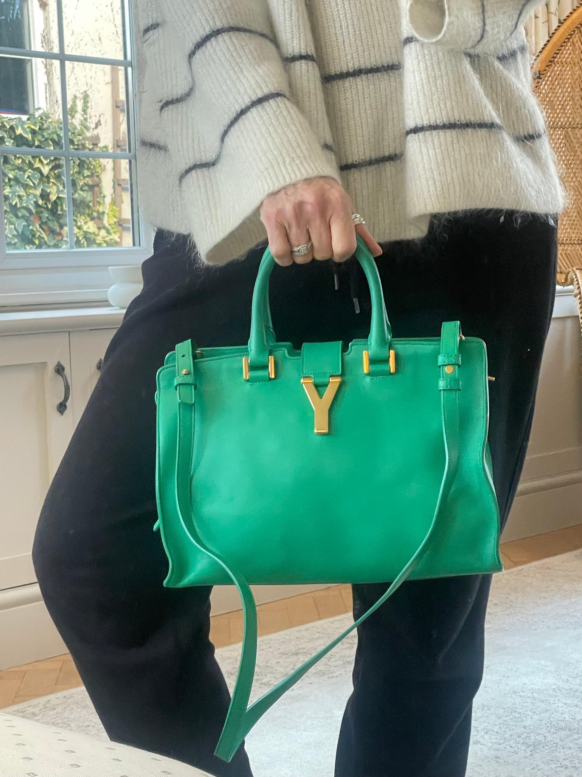 Small Cabas Ysl Cabas Chyc Bag Preloved Saint Laurent Y Chyc Cabas