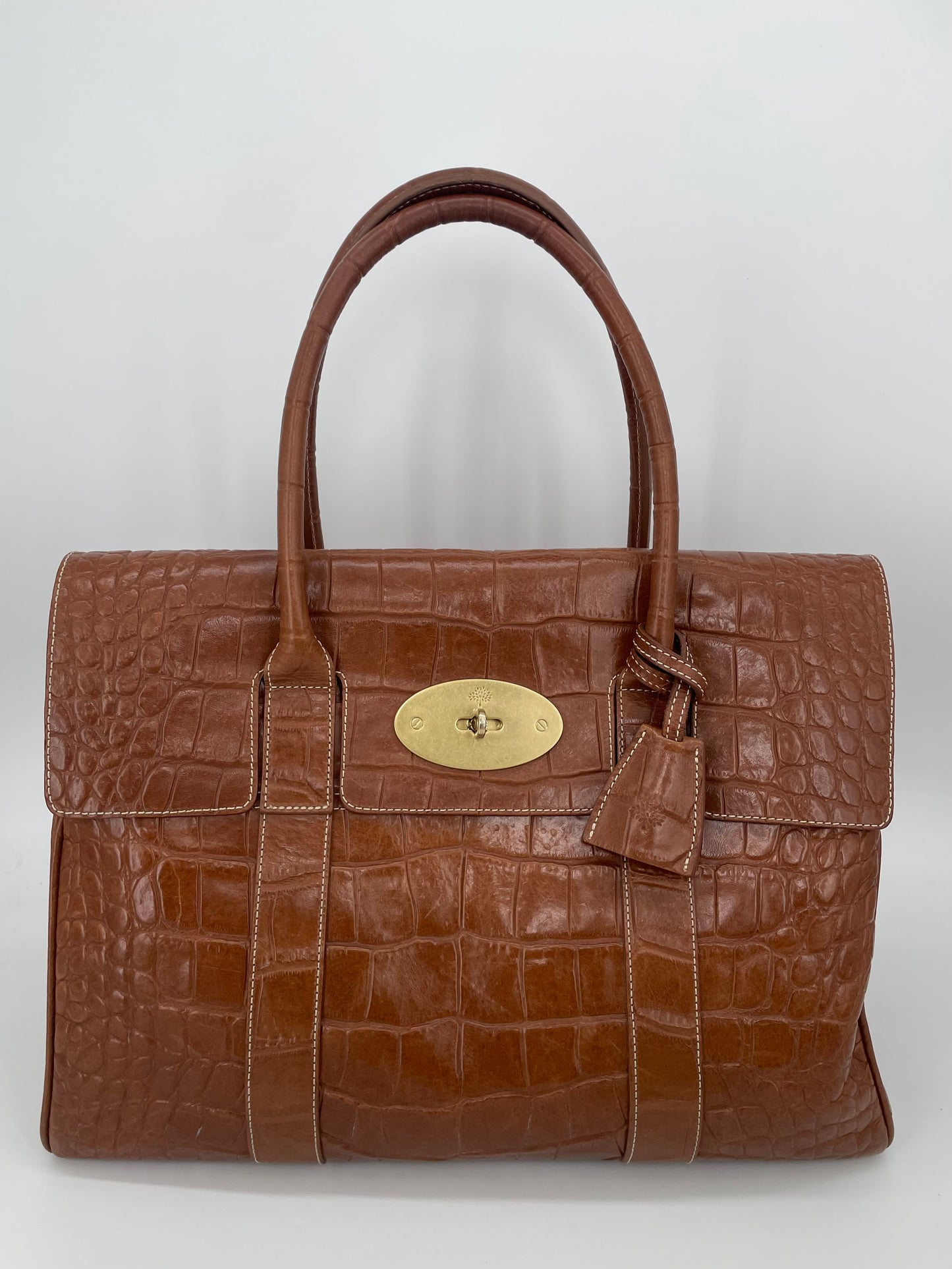 Preloved Mulberry Classic Bayswater Tote Bag, Large