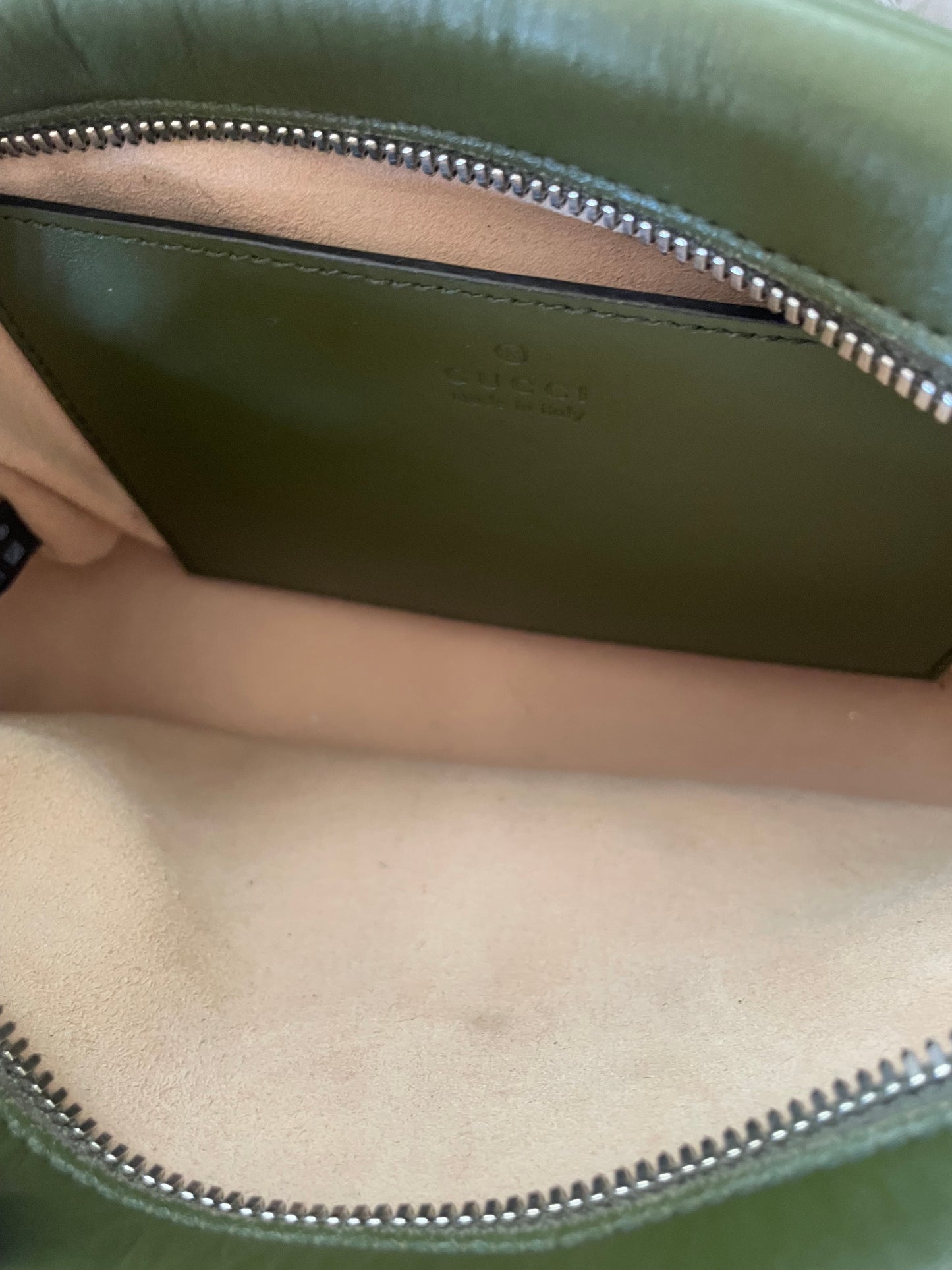 Preloved Gucci Quilted Leather Geometric Marmont Crossbody Bag, Small