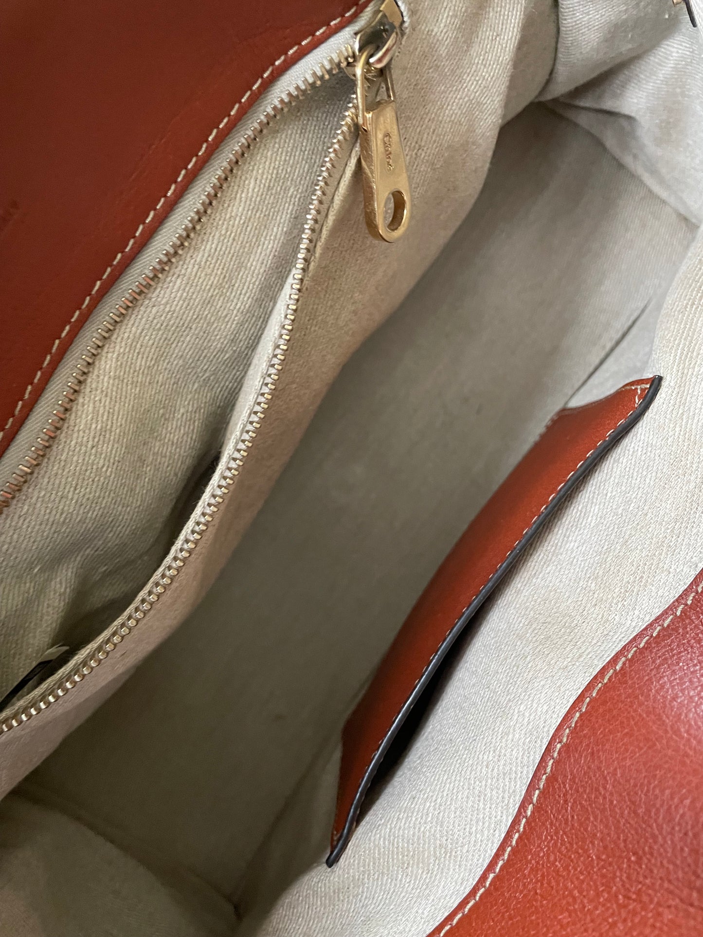 Preloved Chloe Edith Satchel Tote Bag, Medium