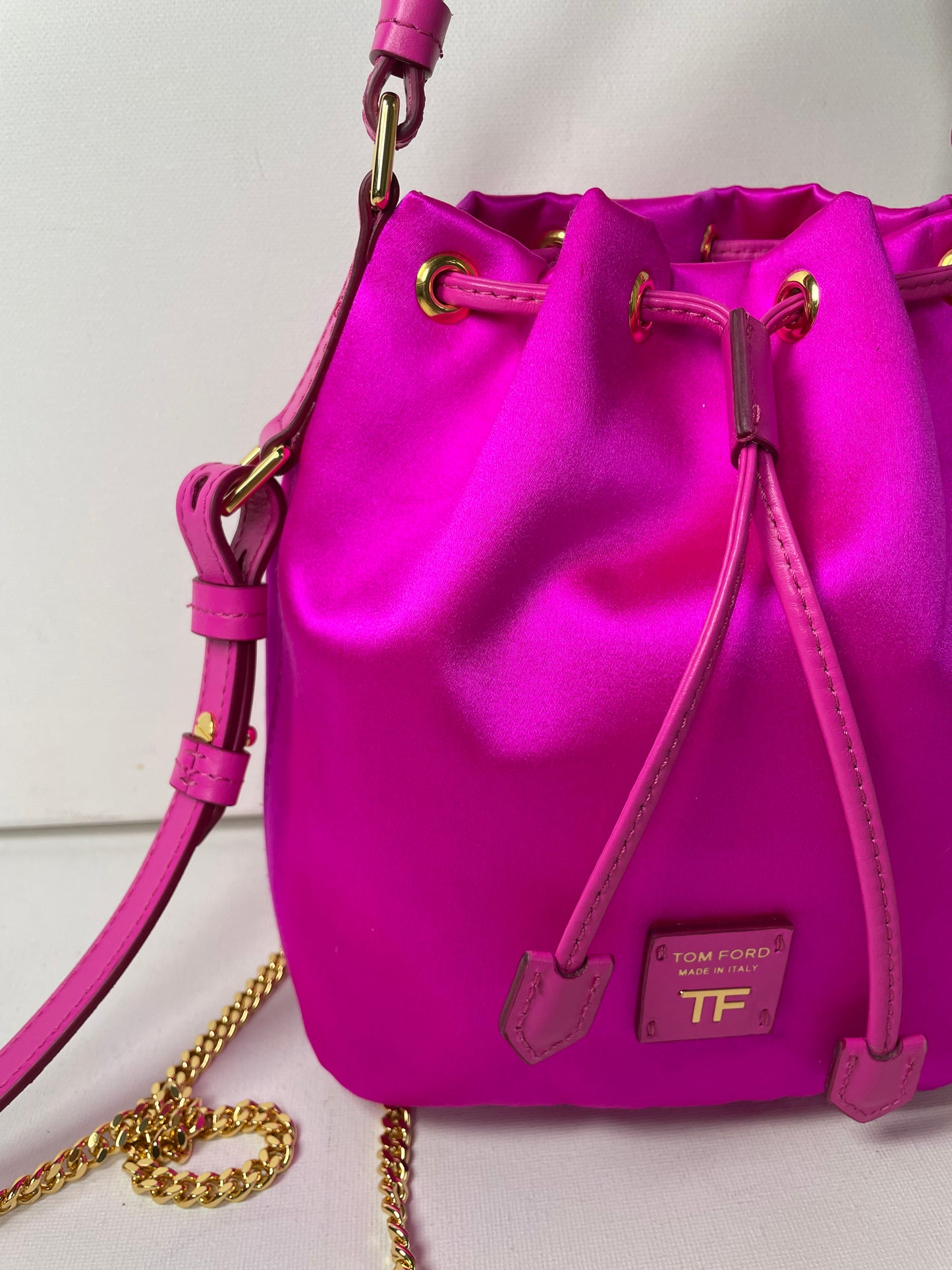 Preloved Tom Ford Disco Two Way Bucket Bag, Small