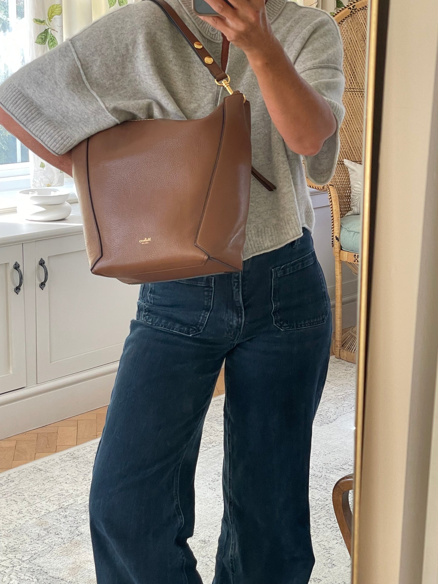 Preloved Mulberry Camden Bucket Shoulder Bag, Medium