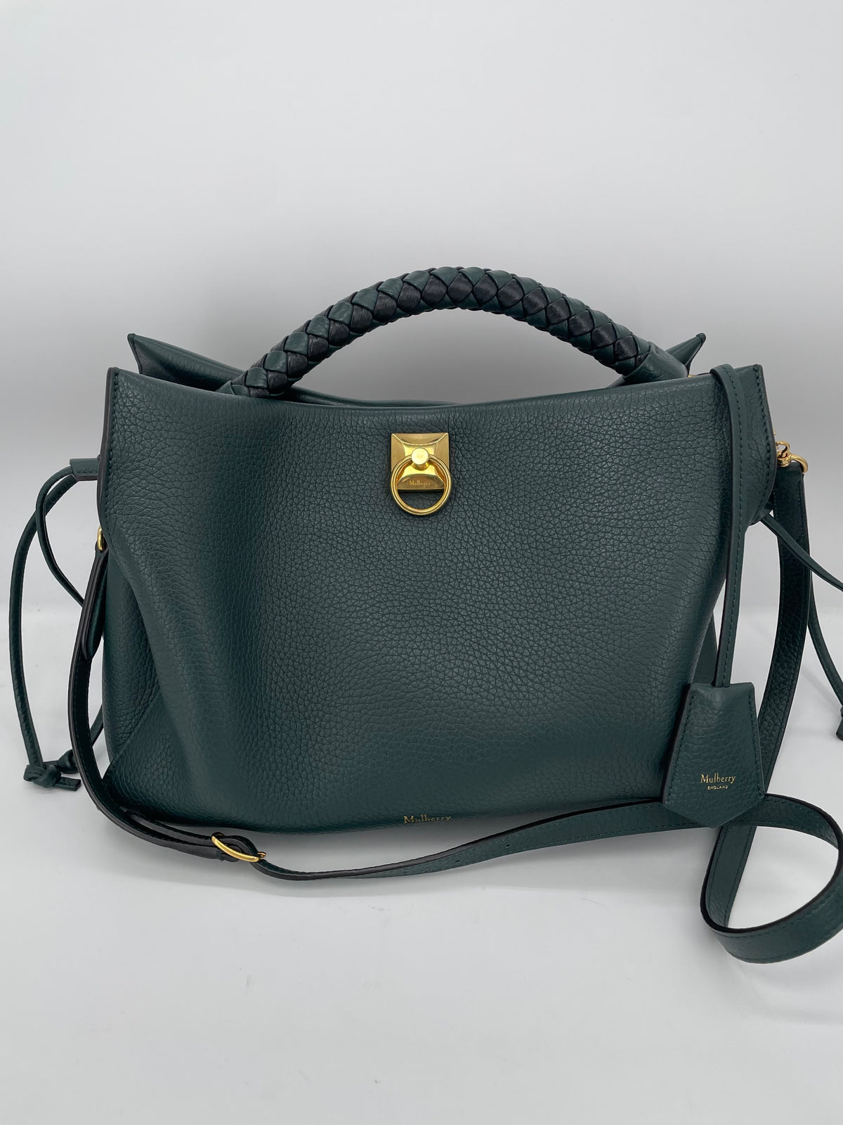 Preloved Mulberry Iris Top Handle Tote Bag, Large