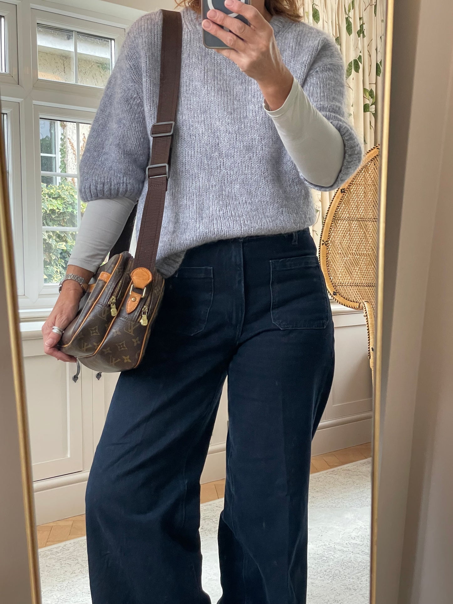 Preloved, Vintage Louis Vuitton Reporter Shoulder Bag, PM