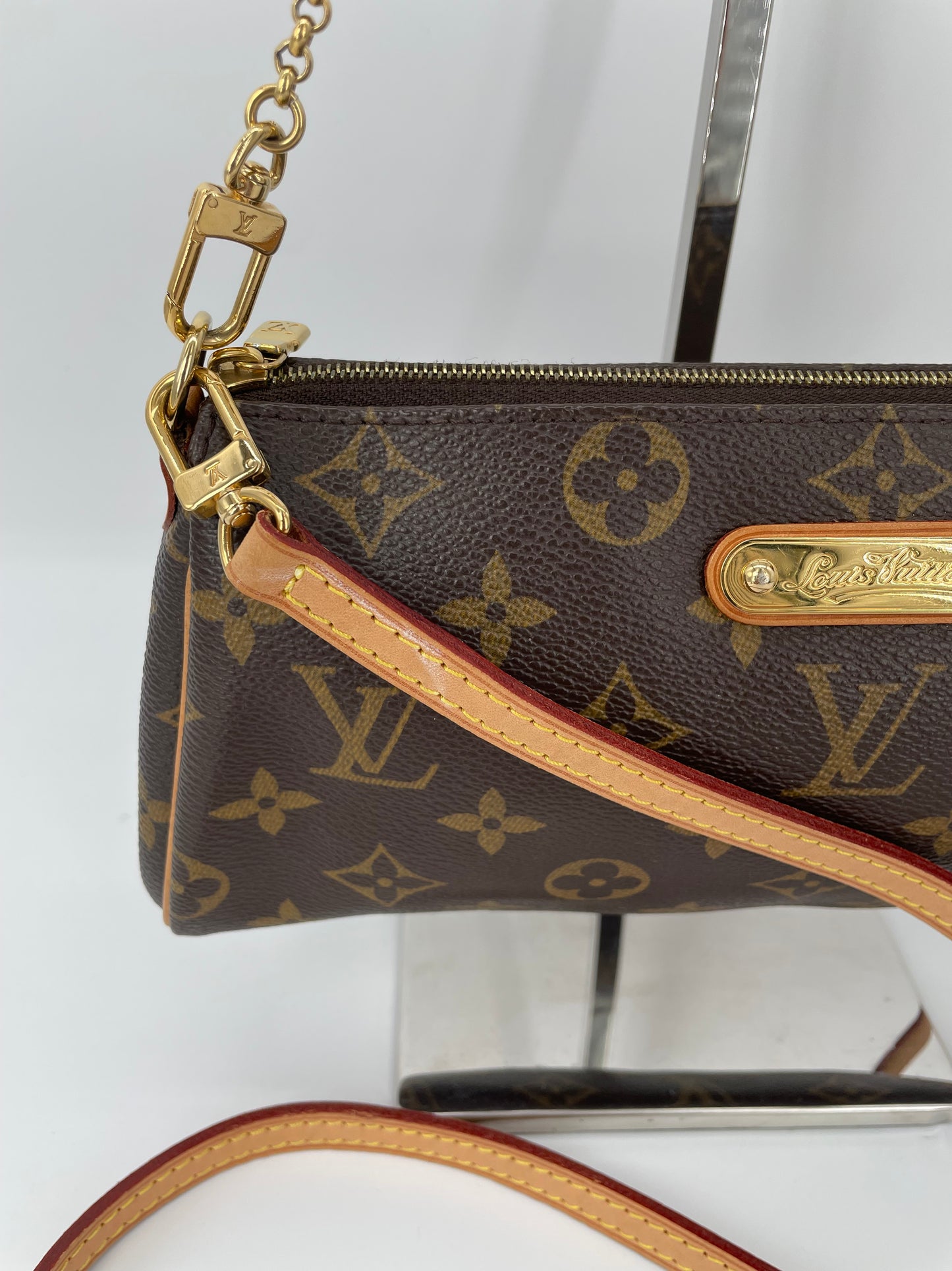 Preloved Louis Vuitton Monogram Canvas Eva Clutch/Crossbody Bag