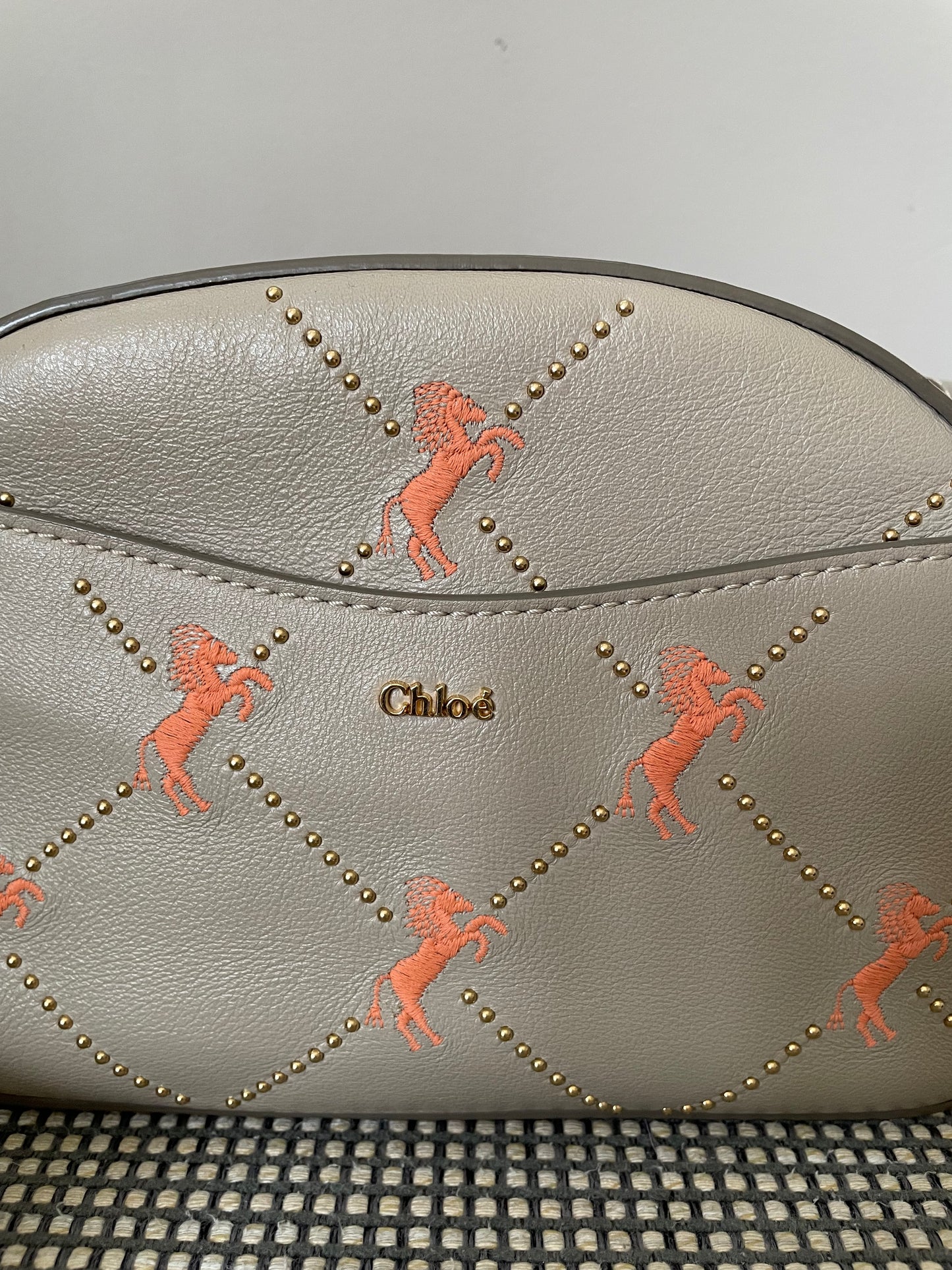Preloved Chloe Galloping Horse Crossbody Bag