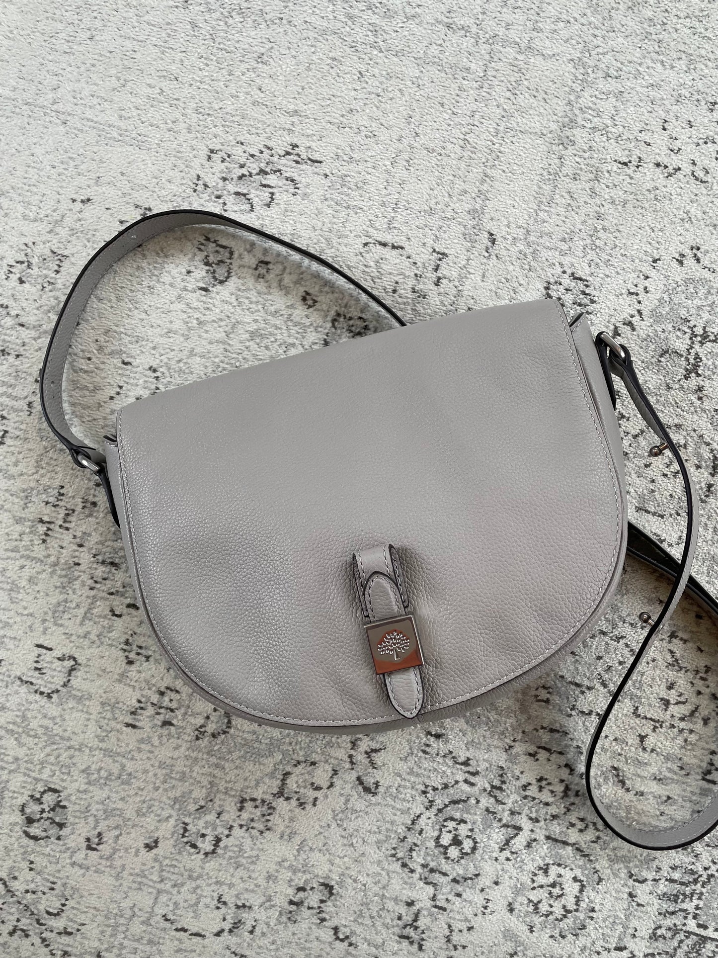 Preloved Mulberry Tessie Satchel Shoulder Bag