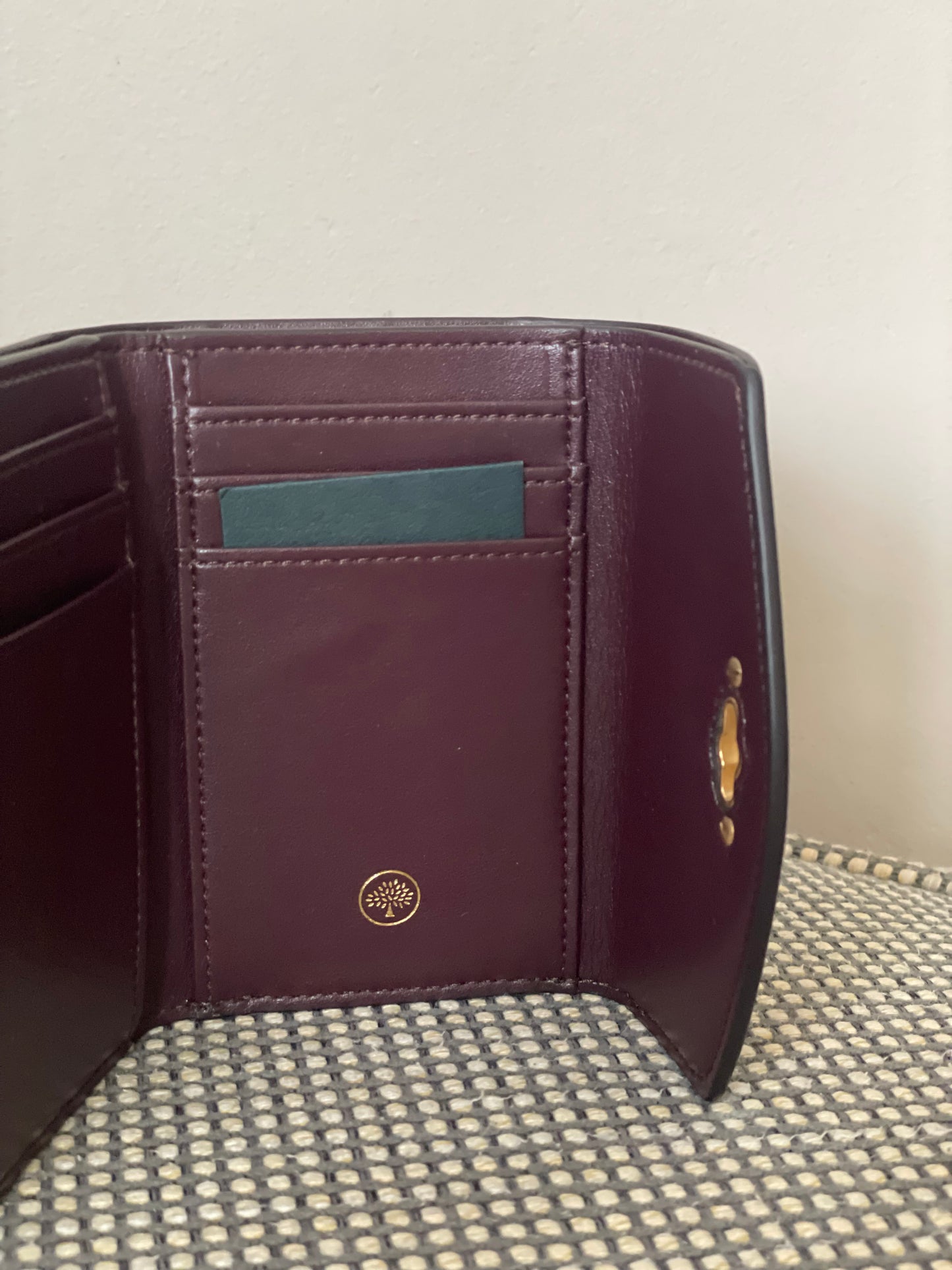 Preloved Mulberry Darley Folded Multi Wallet