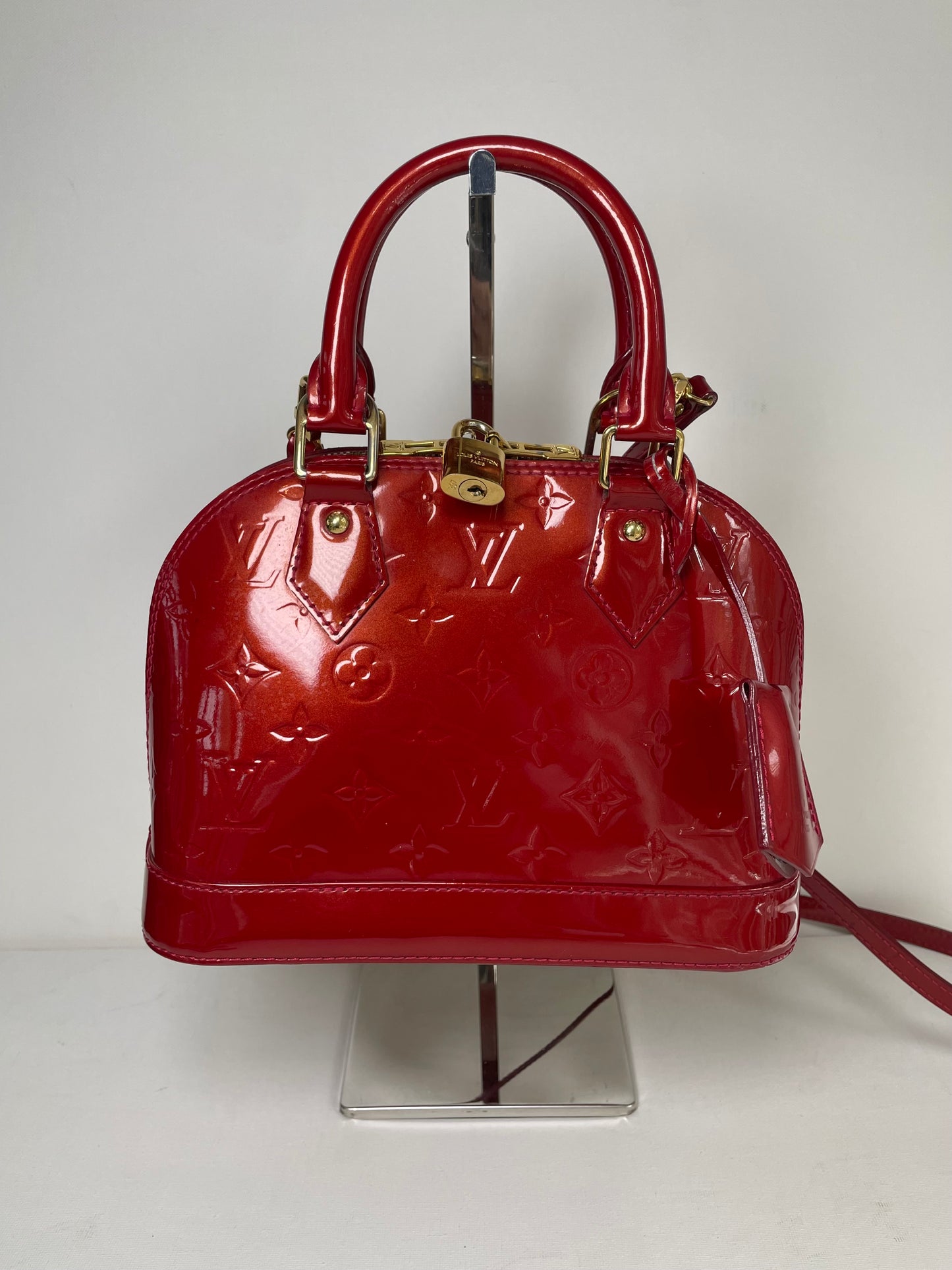 Preloved Louis Vuitton Alma Bag with Long Strap, BB