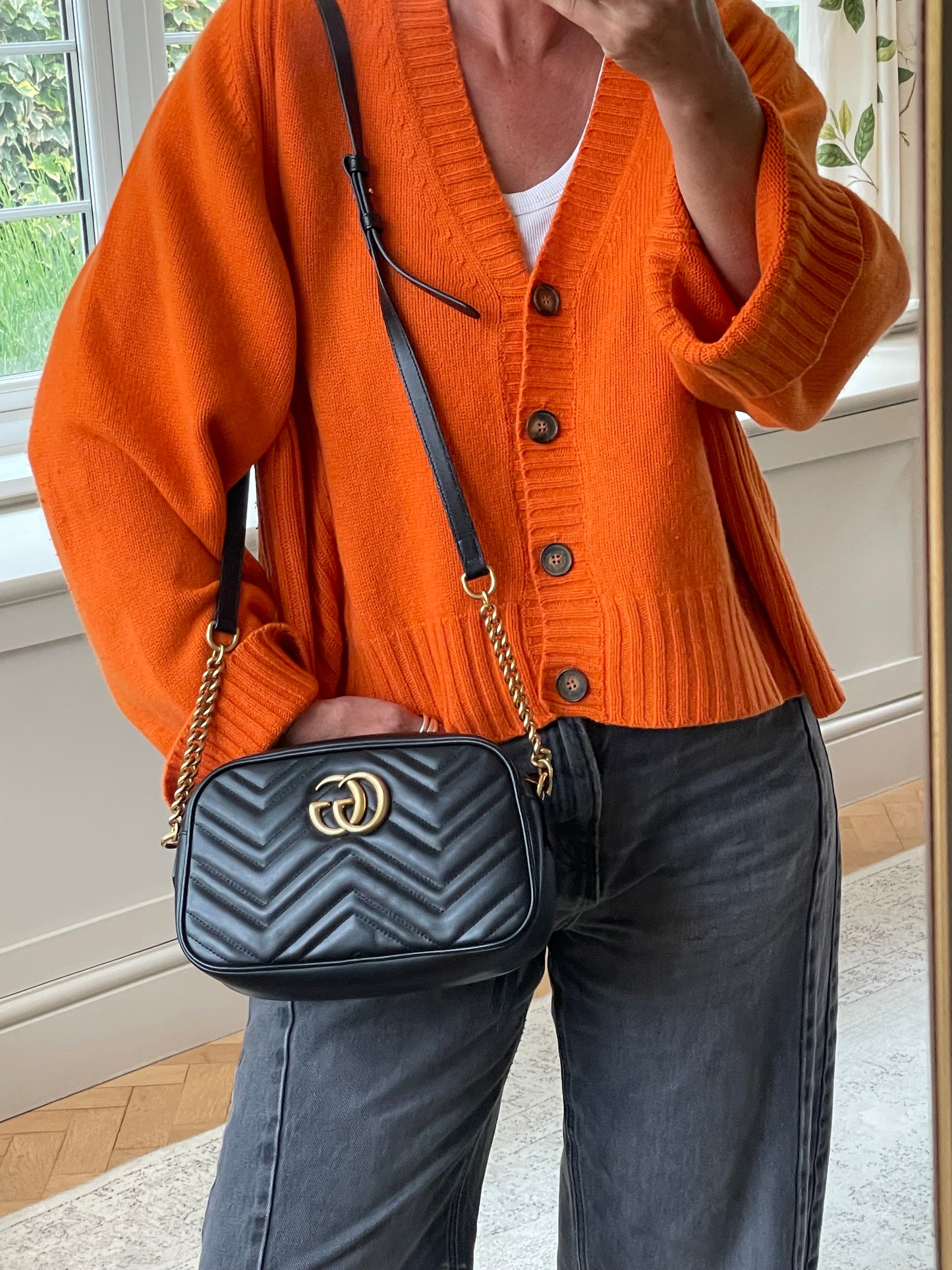 Preloved Gucci Marmont Shoulder Bag, Small