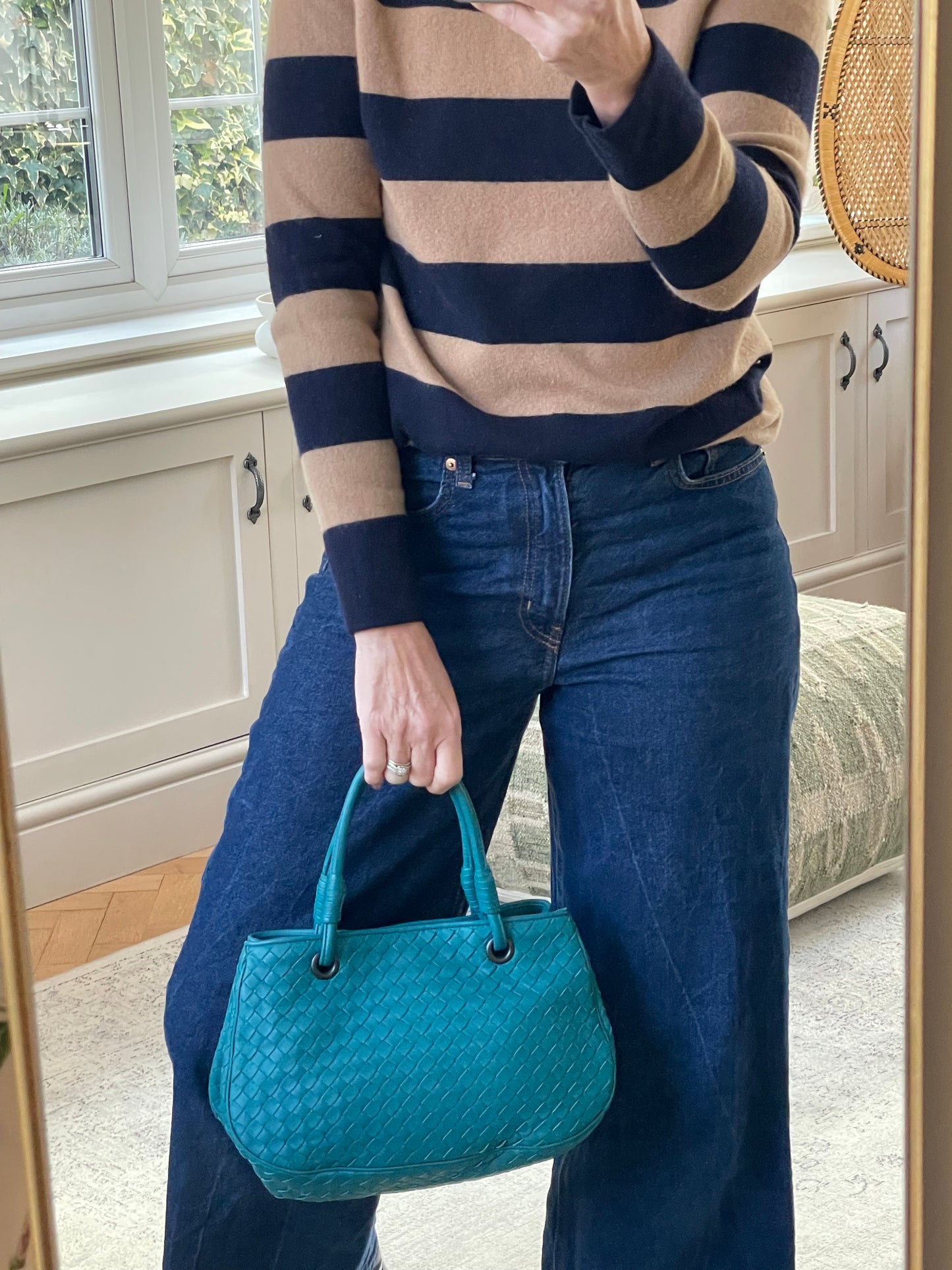 Preloved Bottega Veneta Top Handle Tote Bag