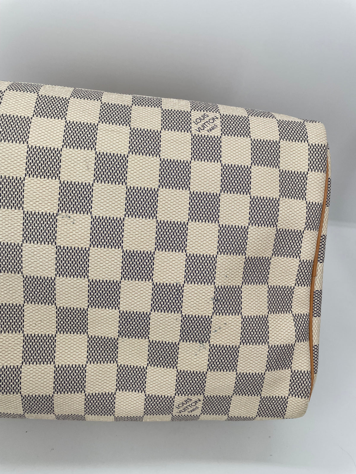 Preloved Louis Vuitton Damier Azur Speedy 30 Boston Bag