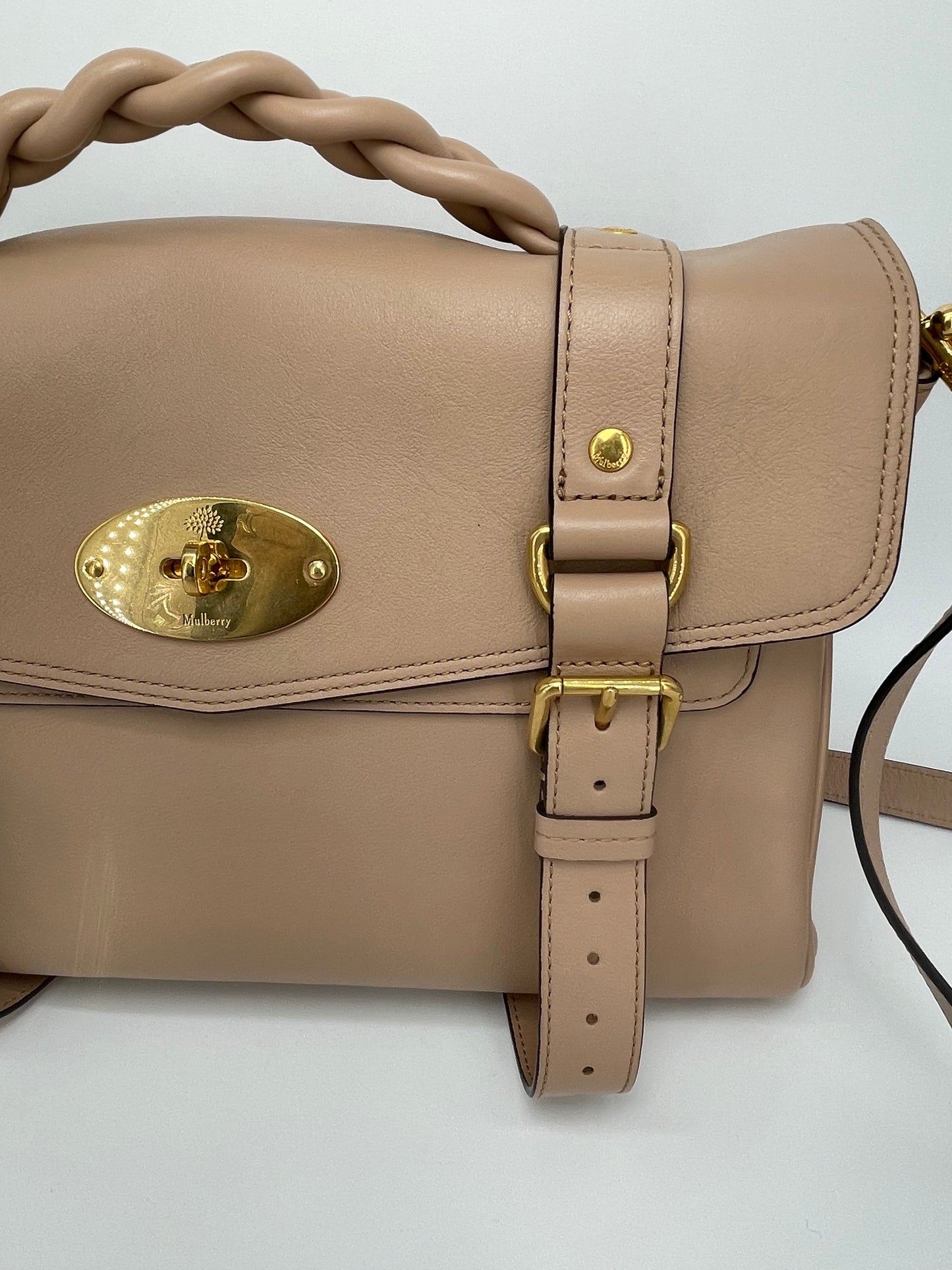 Preloved Mulberry Alexa Satchel Bag, Regular