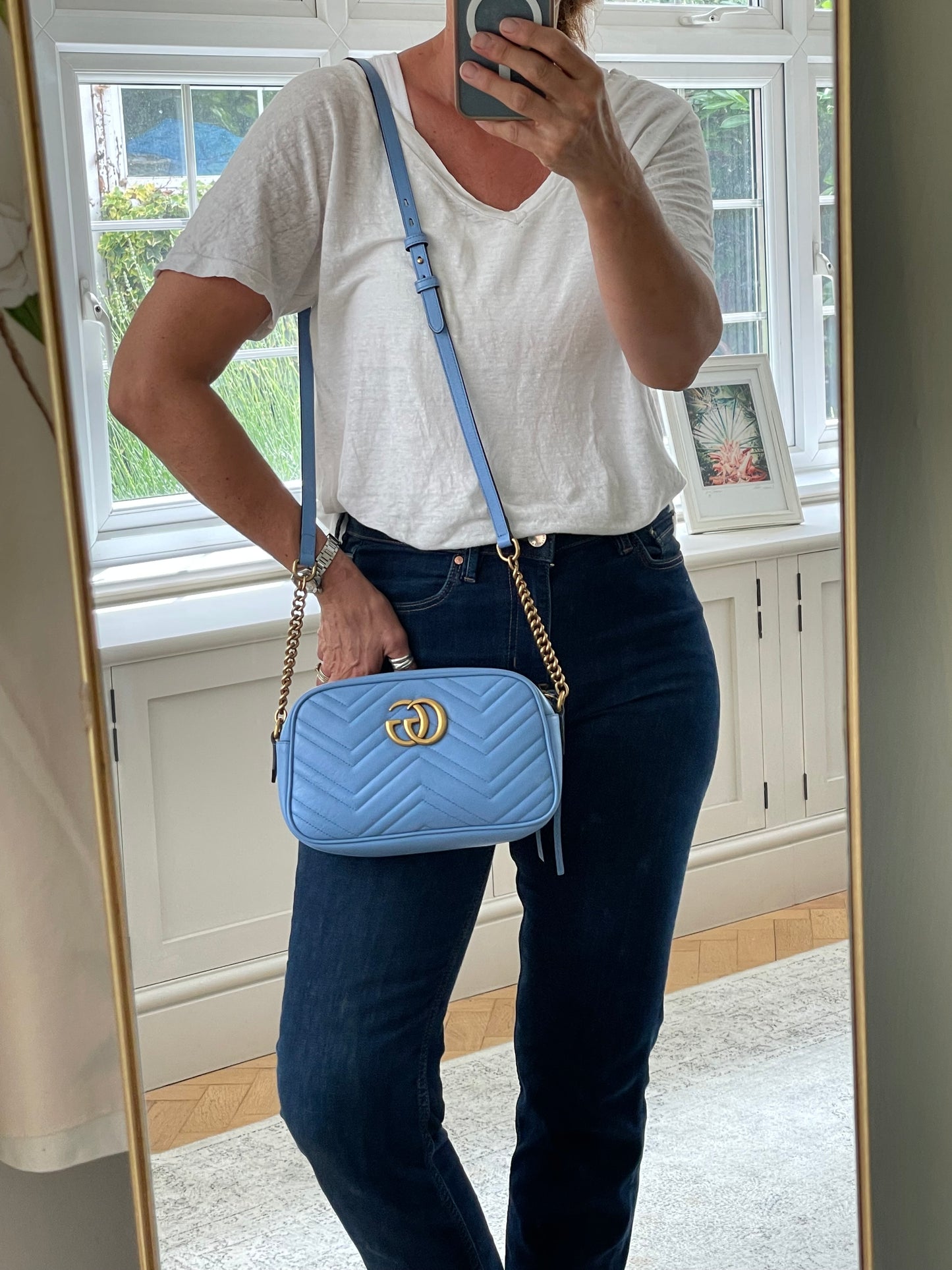 Preloved Gucci Marmont Shoulder Bag, Small