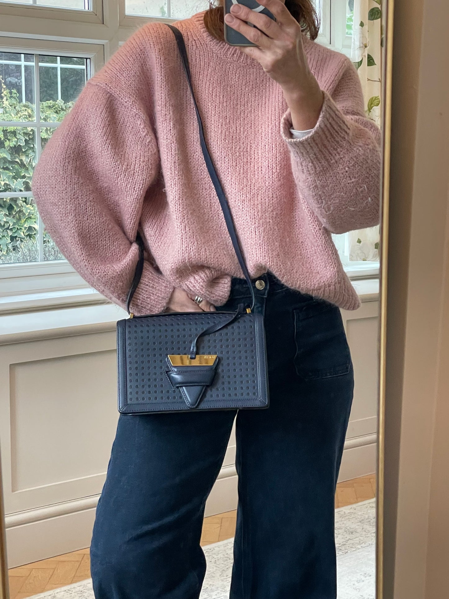 Preloved Loewe Barcelona Crossbody Bag, Medium