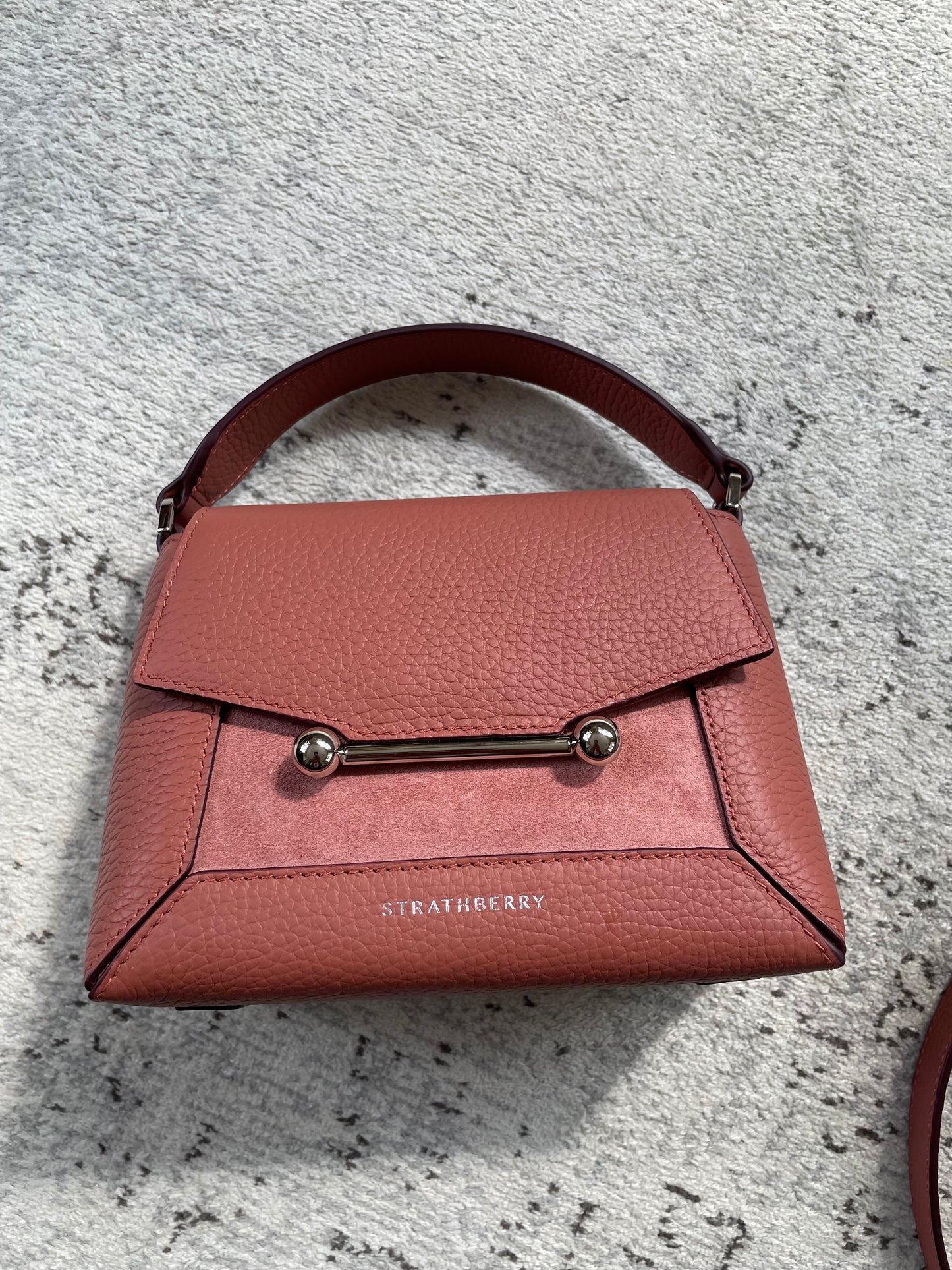 Preloved Strathberry Mosaic Nano Crossbody Bag