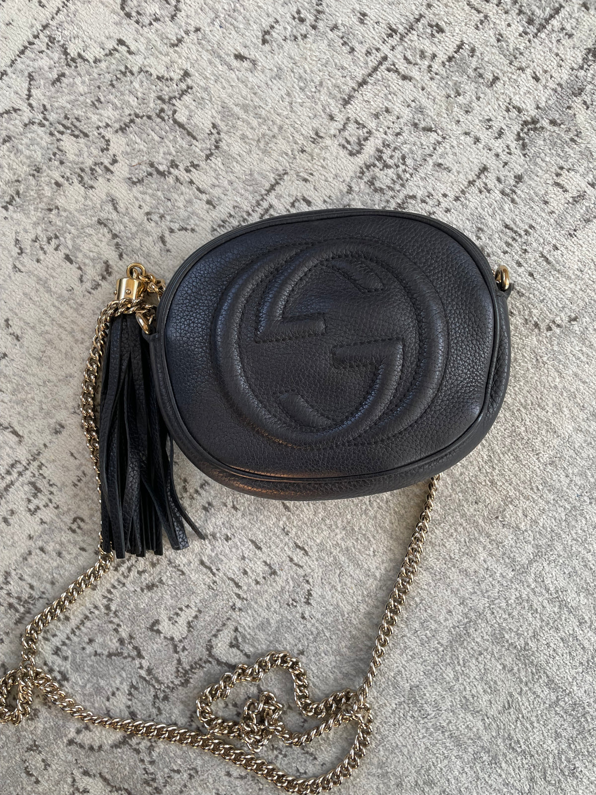 Preloved Gucci Soho Chain Crossbody Bag, Mini