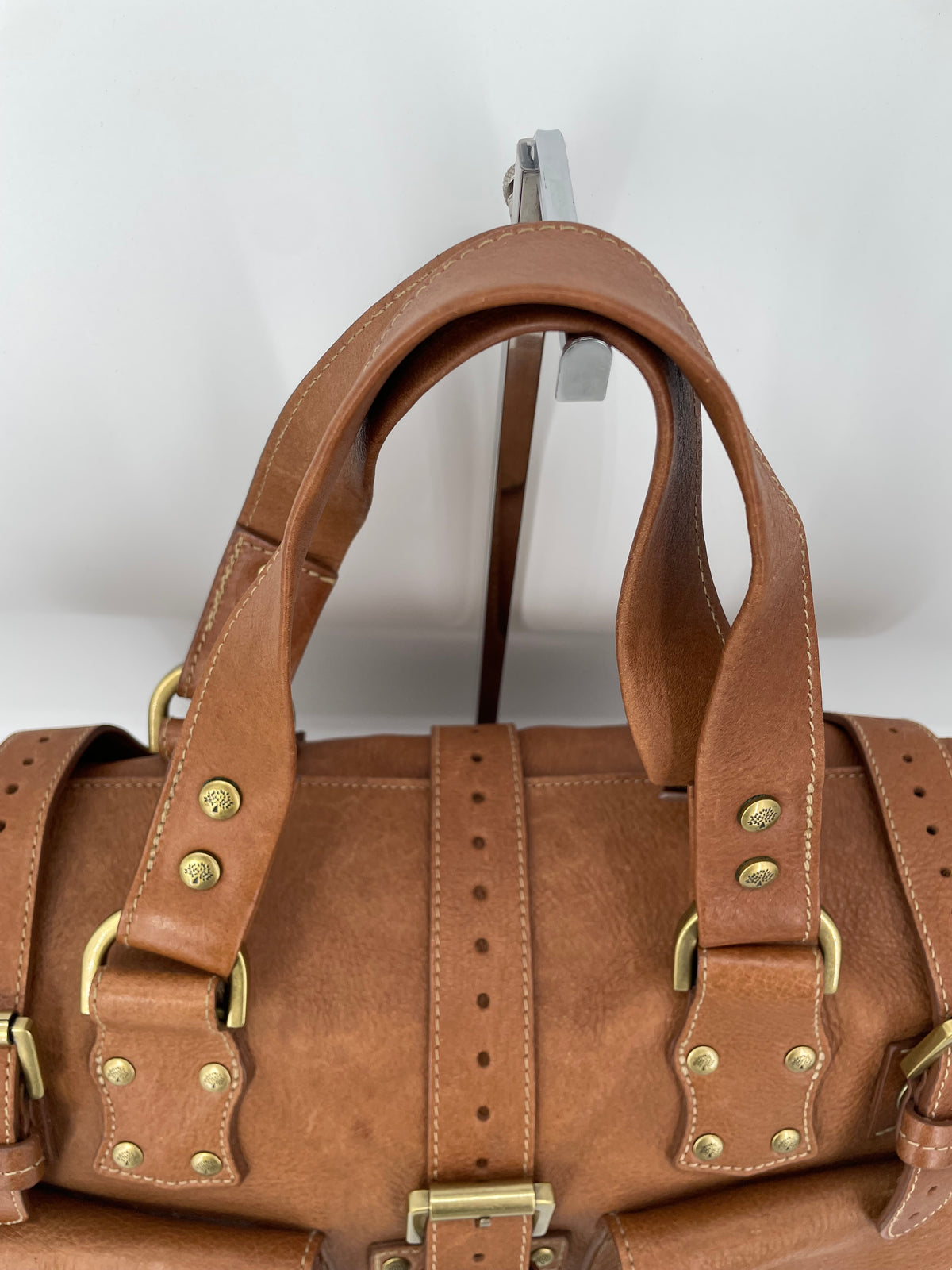 Preloved Mulberry Vintage Roxanne Satchel Shoulder Bag, Medium