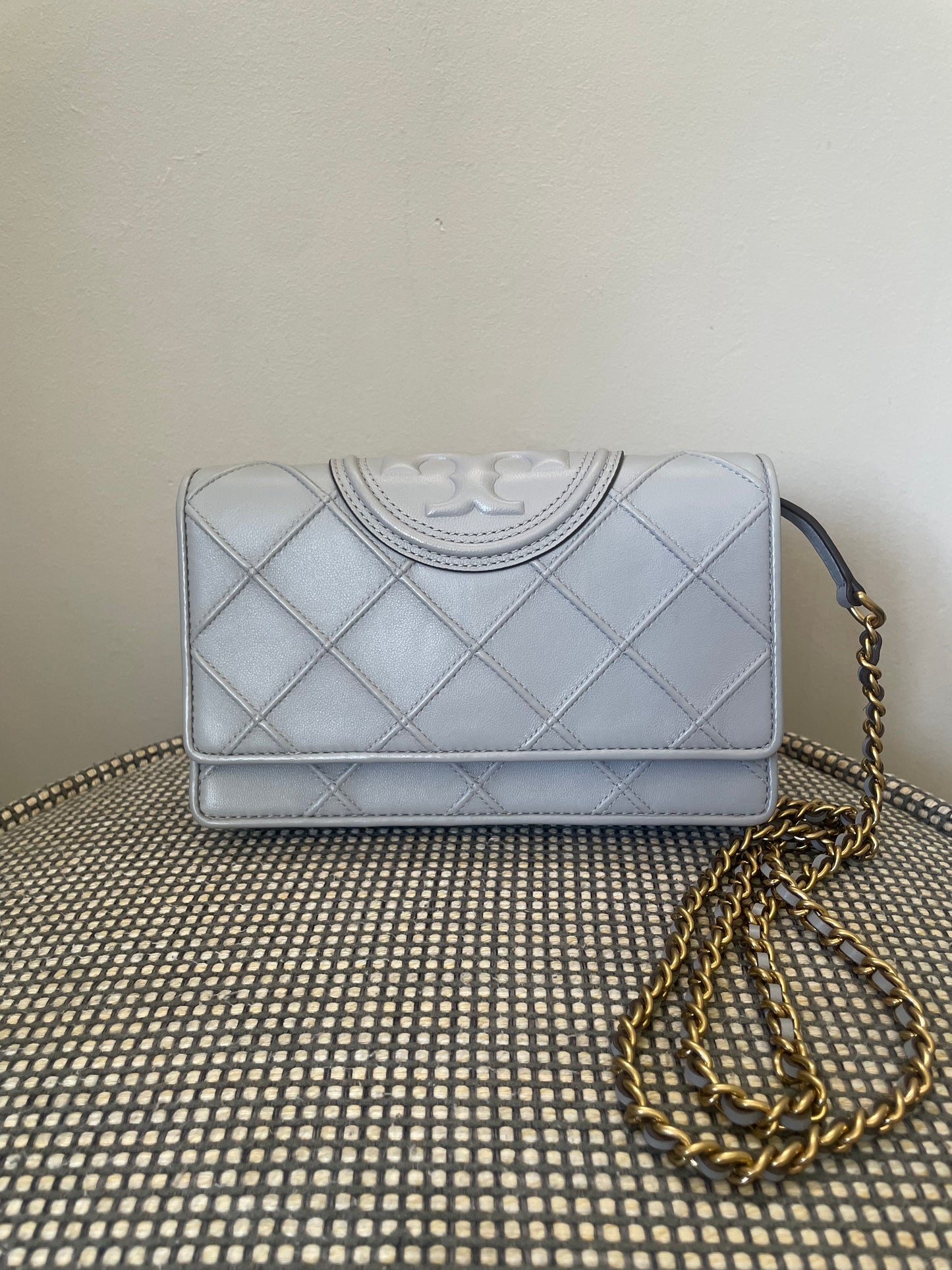 Preloved Tory Burch Fleming Soft Chain Wallet