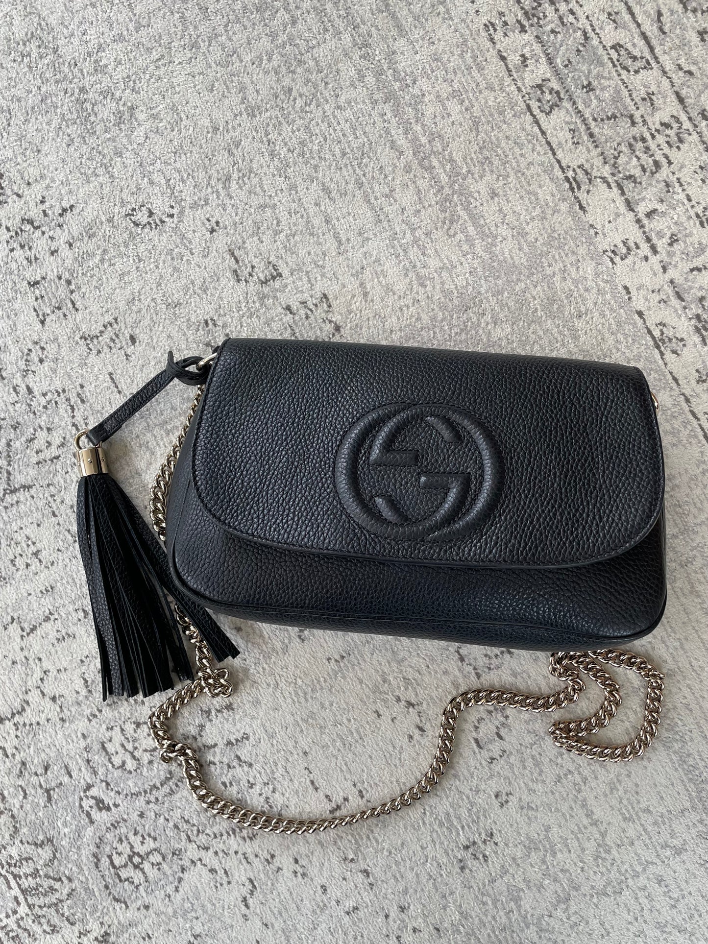 Preloved Gucci Long Soho Chain Shoulder Bag