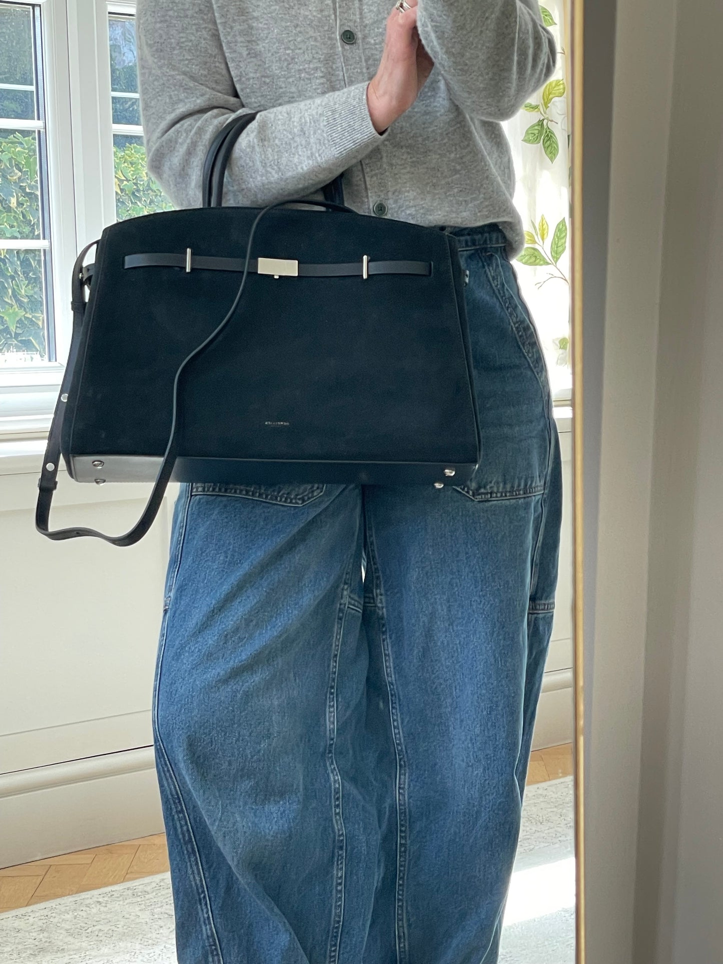 Preloved DeMellier Hudson Tote Bag with Long Strap, Large