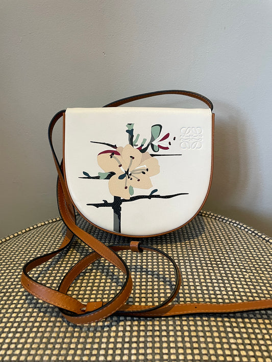 Preloved Loewe Botanical Heel Shoulder Bag