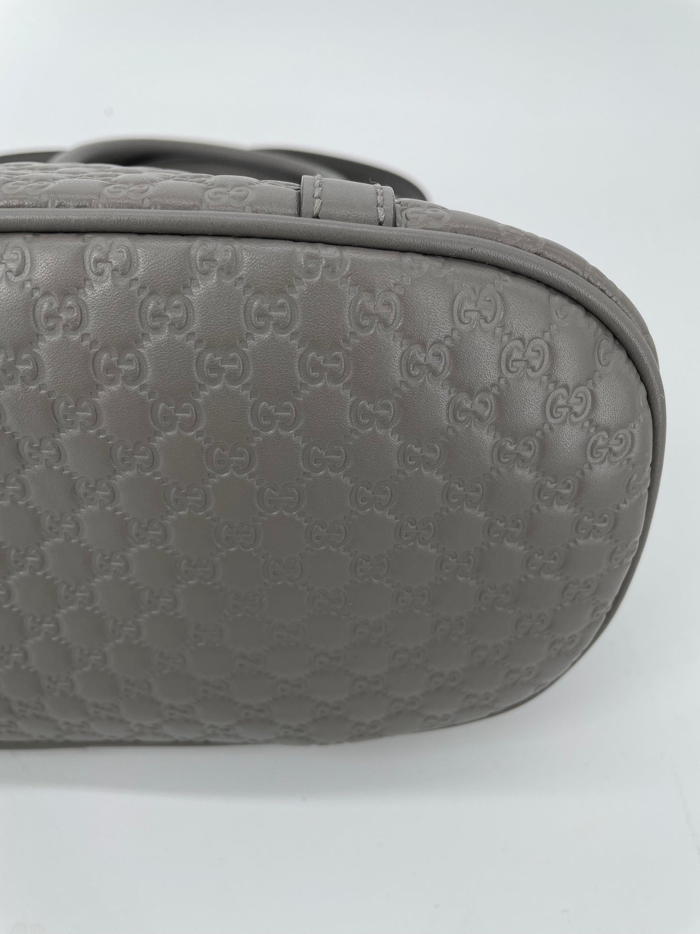 Preloved Gucci Guccissima Dome Shoulder Bag, Mini