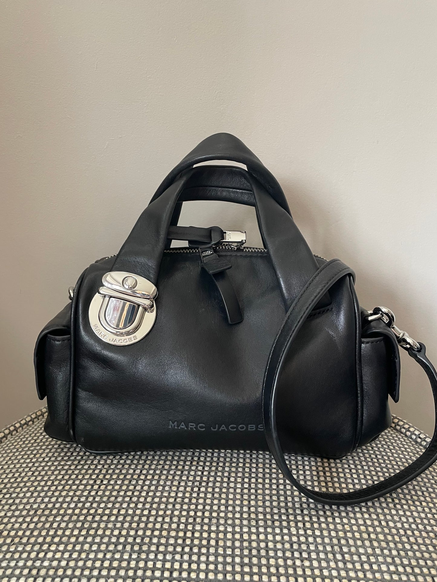 Preloved Marc Jacobs Pushlock satchel bag, Mini