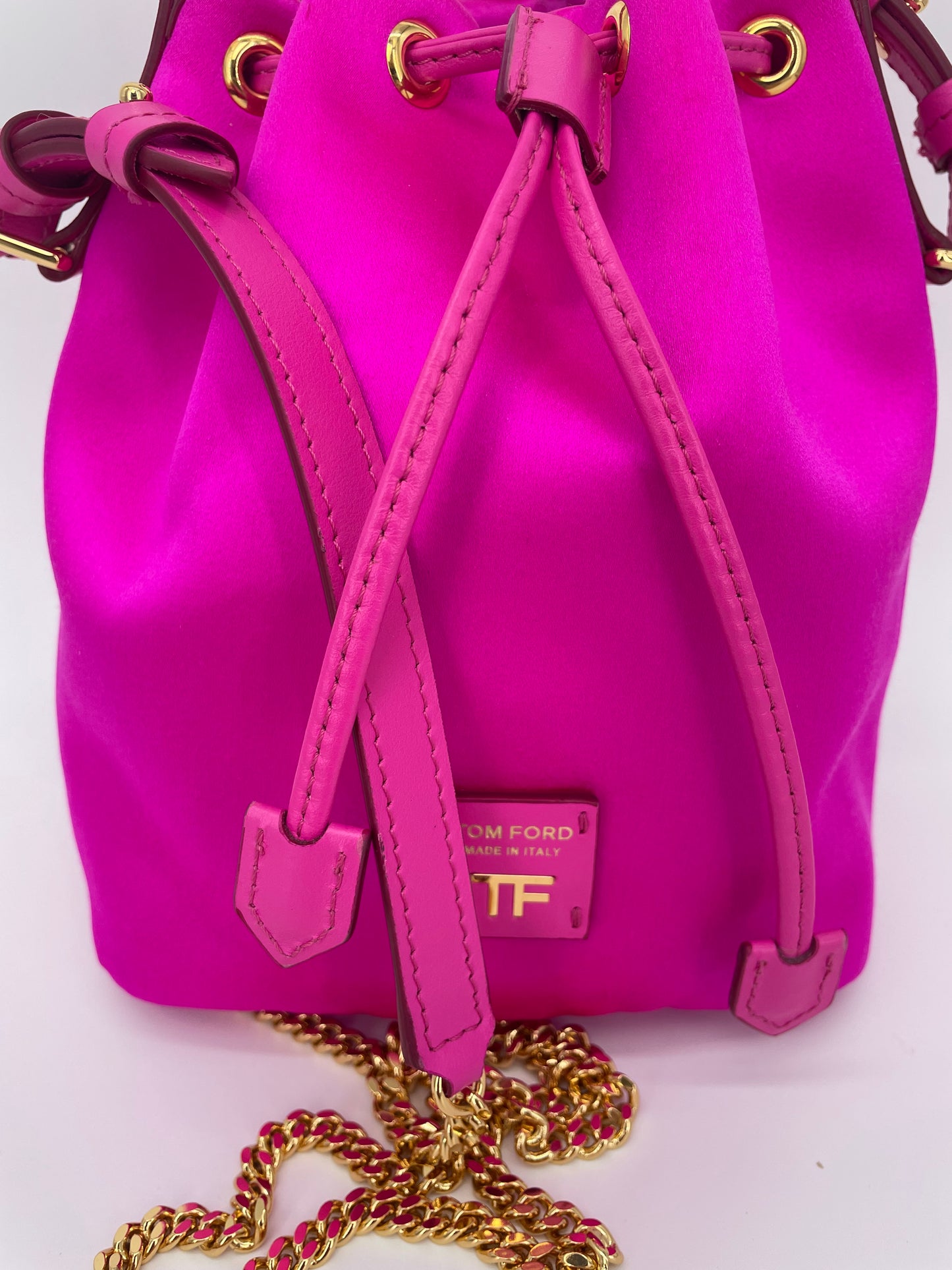 Preloved Tom Ford Disco Two Way Bucket Bag, Small