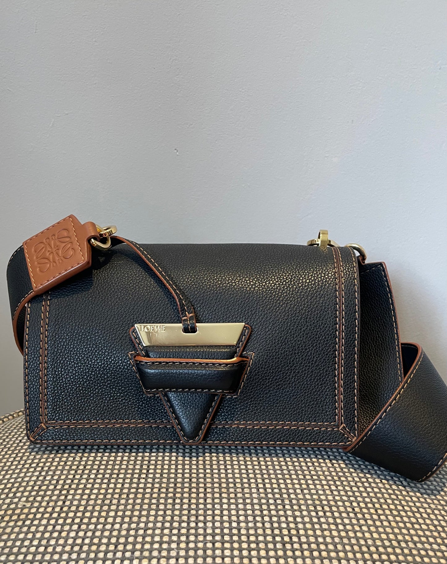 Preloved Loewe Soft Barcelona Shoulder Bag,