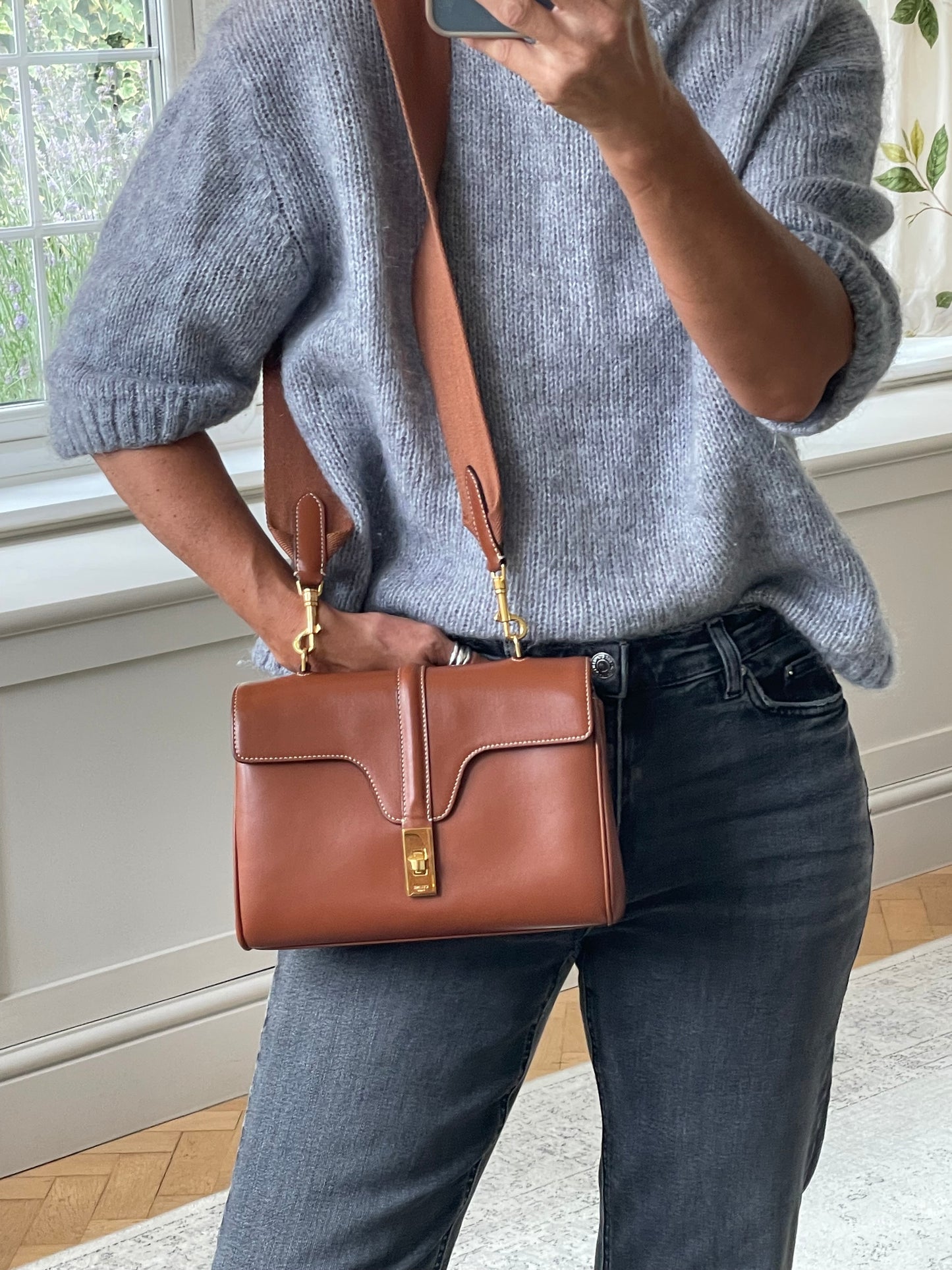 Preloved Celine Teen Soft 16 Shoulder Bag