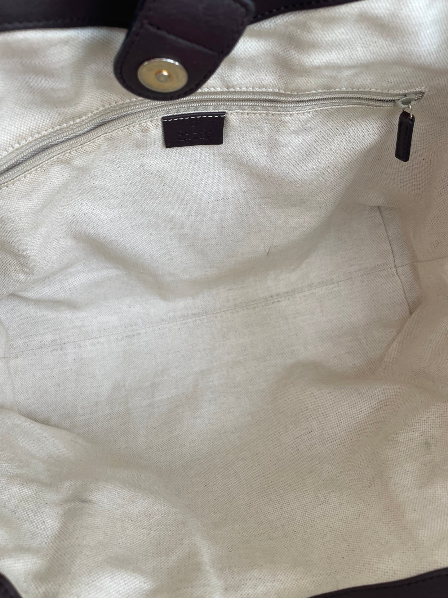 Preloved Gucci Sukey Monogram Guccissima Shoulder Bag, Medium