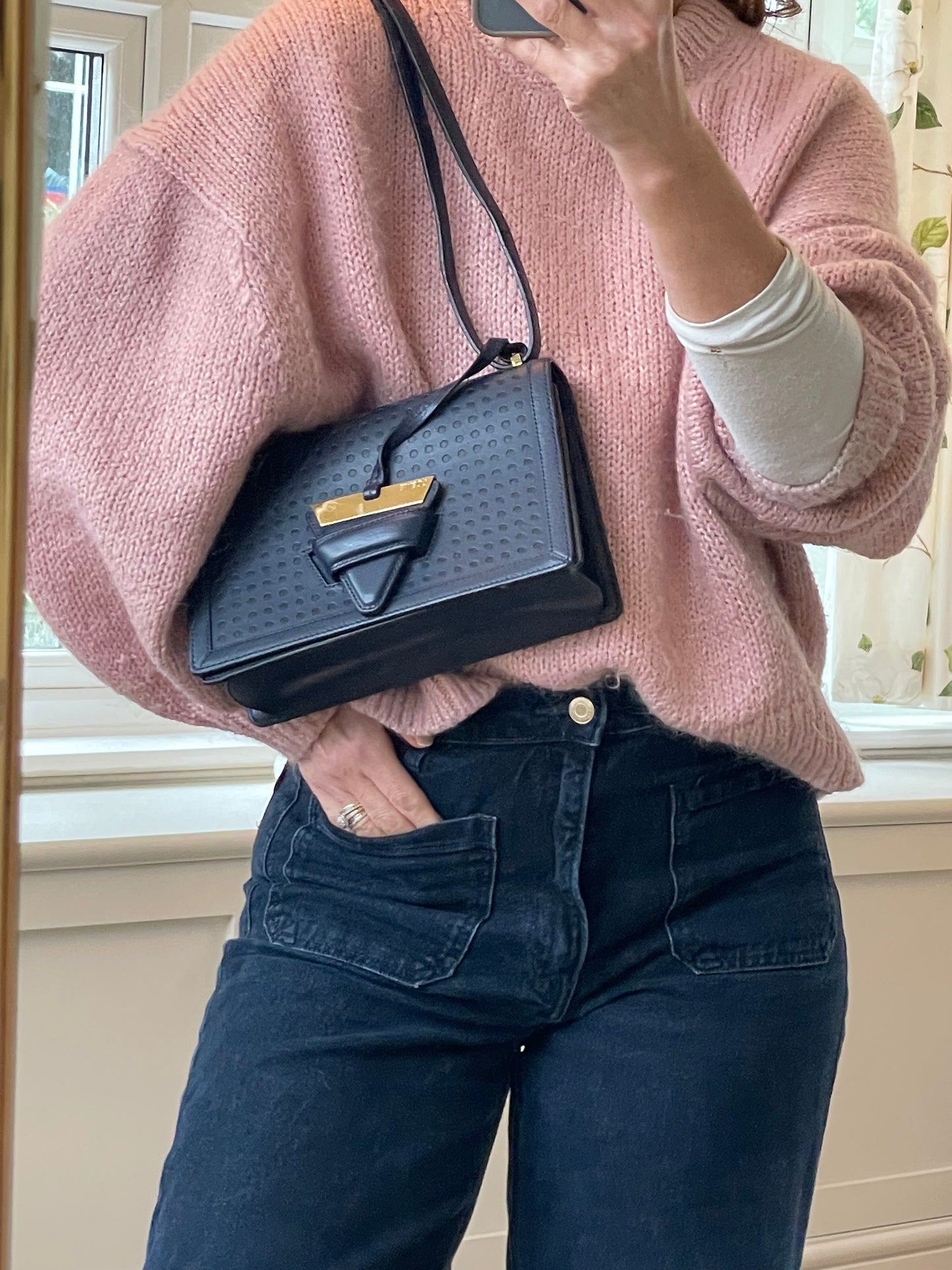 Preloved Loewe Barcelona Crossbody Bag, Medium