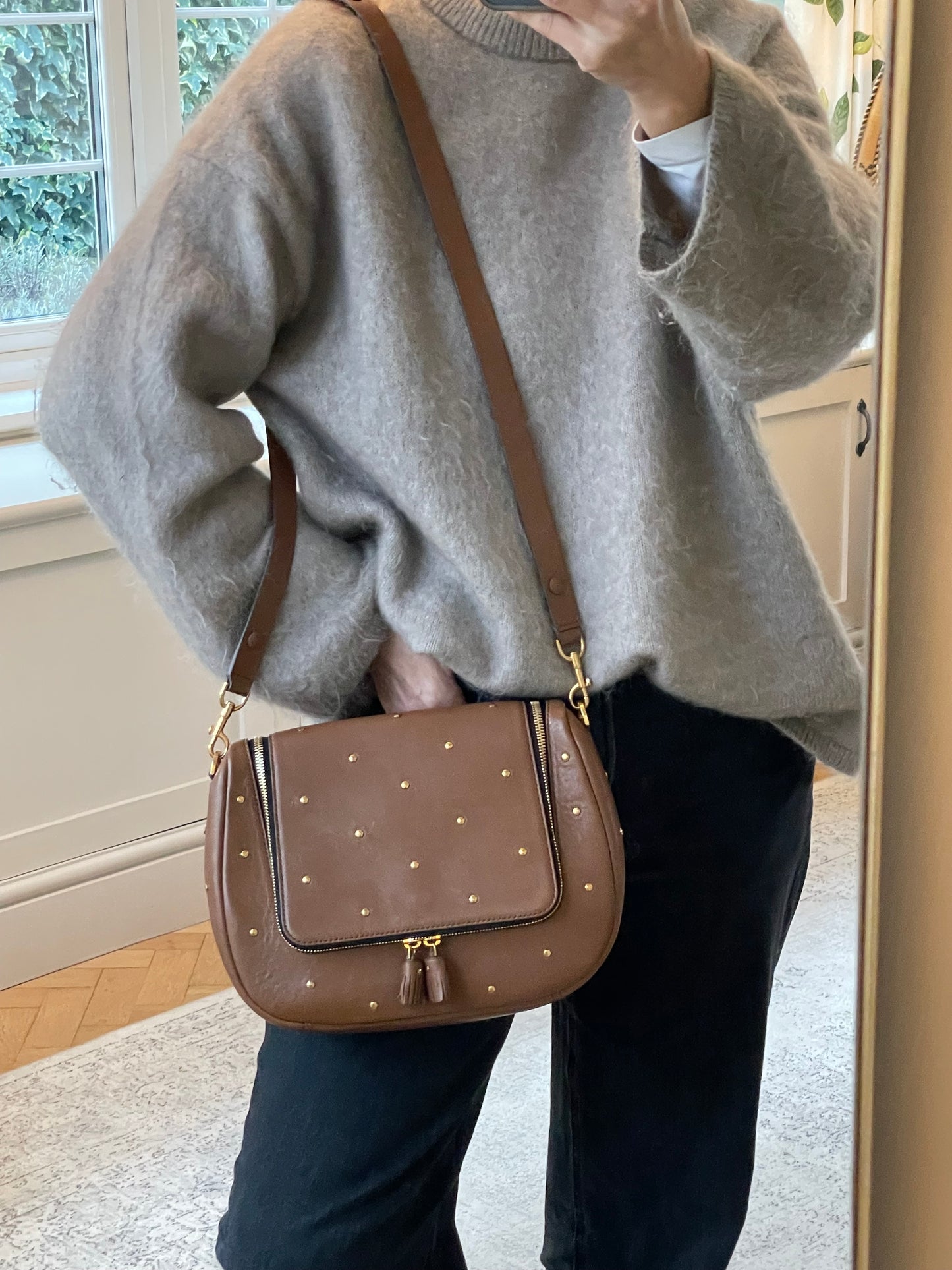 Preloved Anya Hindmarch Vere Satchel Bag, Medium