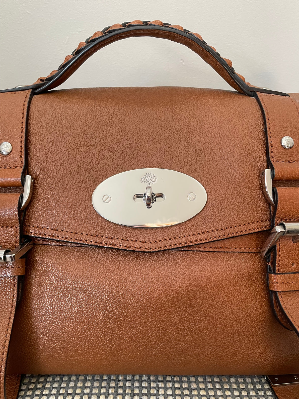 Preloved Mulberry Alexa Satchel Bag, Medium