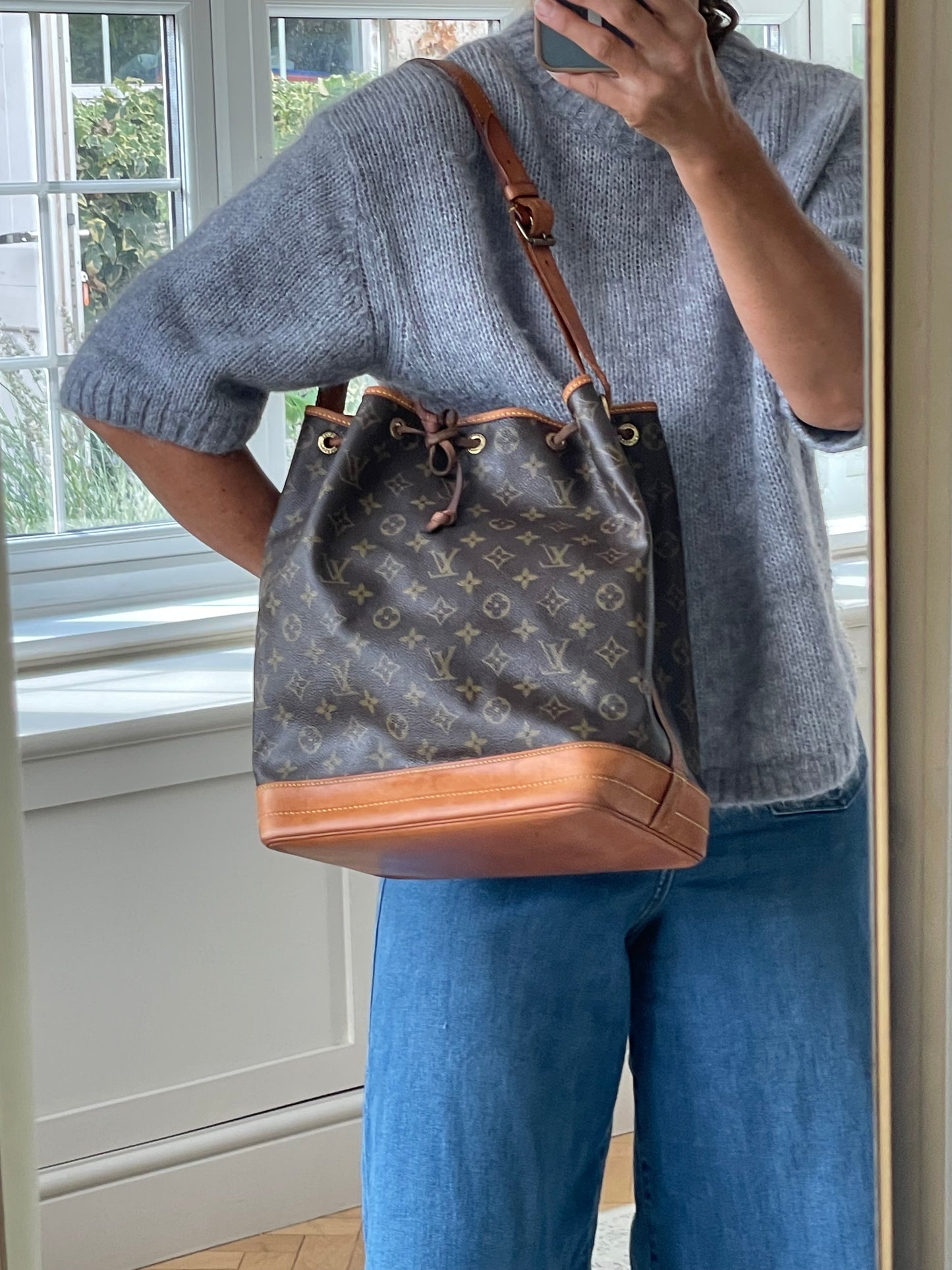 Preloved, Vintage Louis Vuitton Noe Bucket Bag, Large
