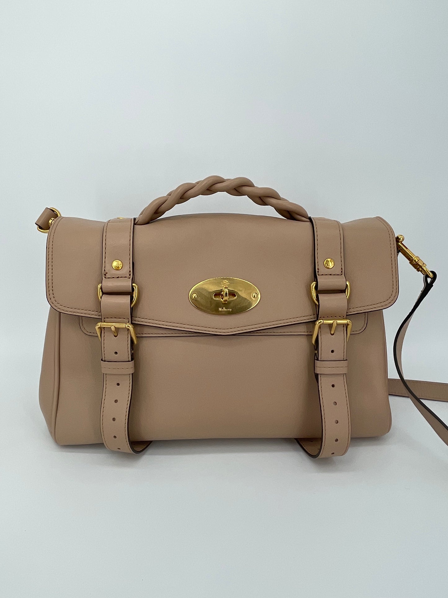 Preloved Mulberry Alexa Satchel Bag, Regular