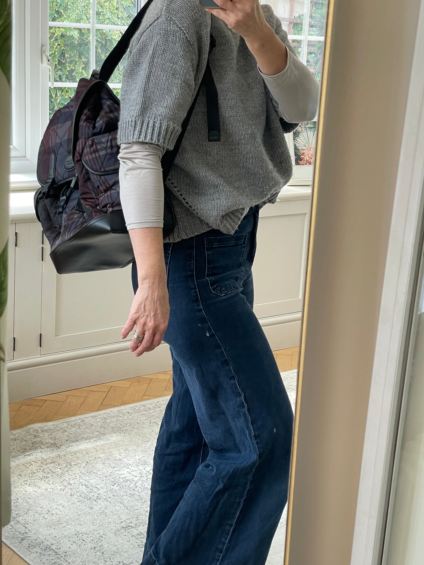 Preloved Mulberry Heritage Check Backpack