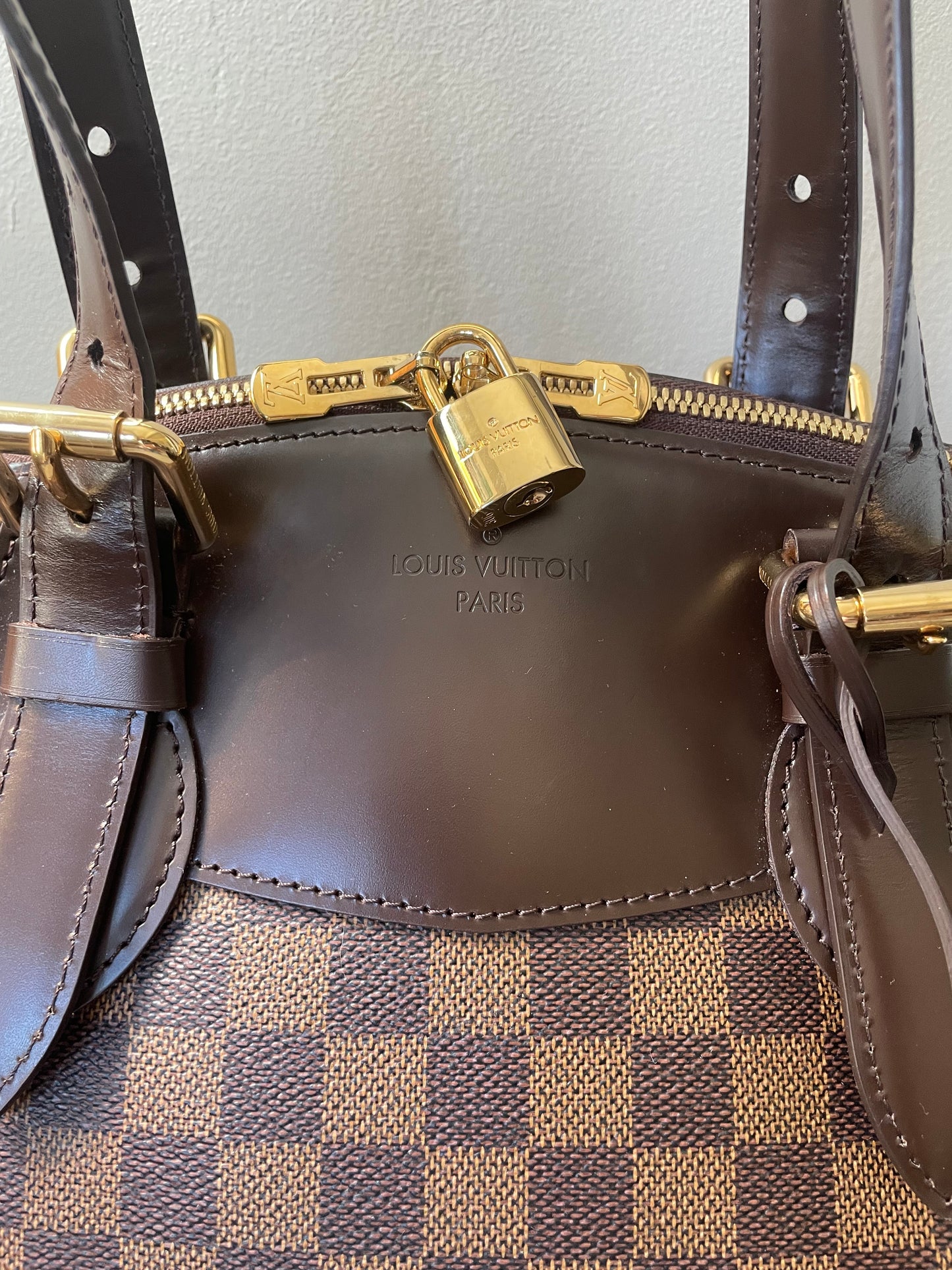 Preloved Louis Vuitton Damier Ebene Verona Shoulder Bag
