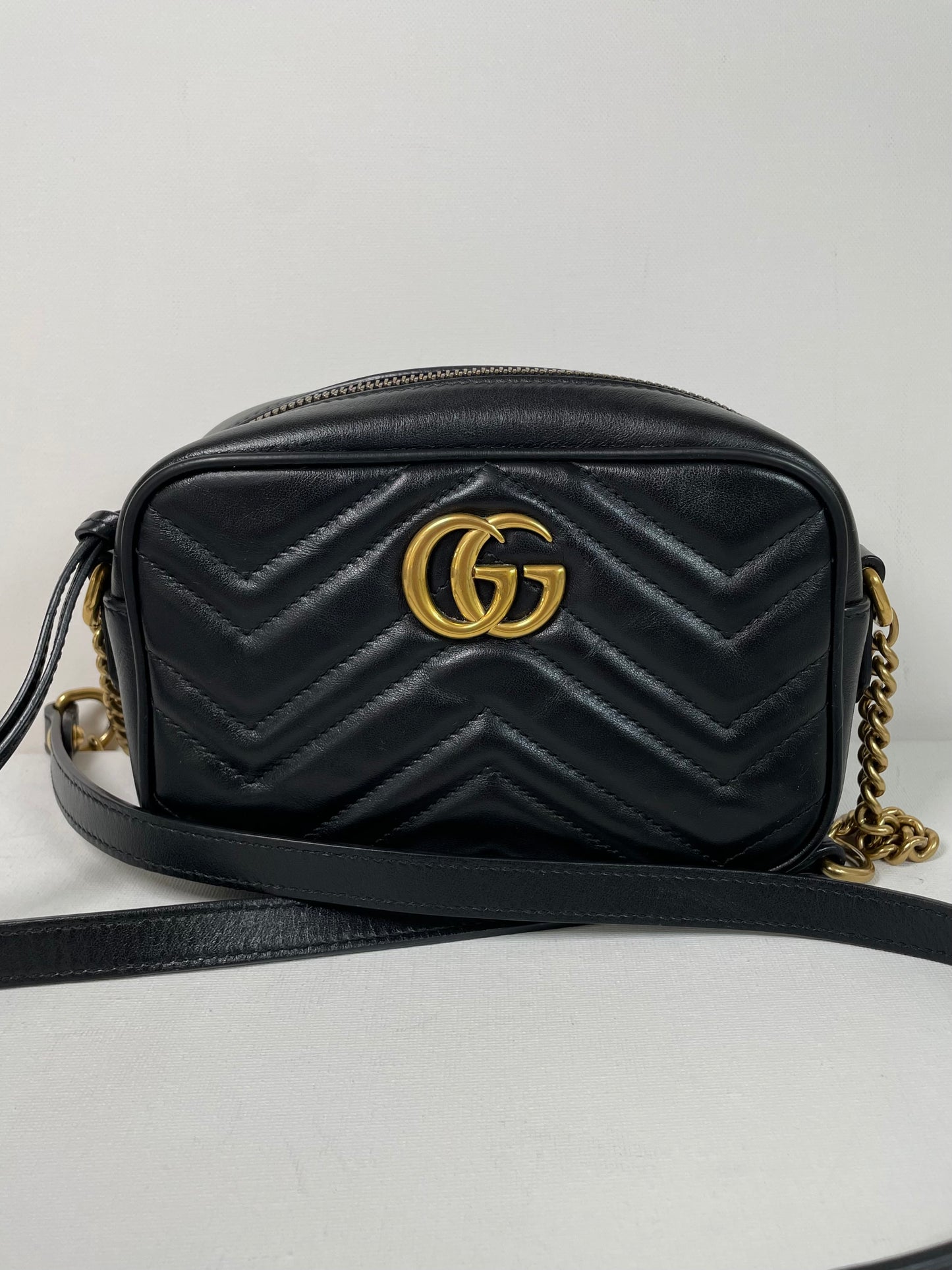 Preloved Gucci Marmont Crossbody Camera Bag, Mini