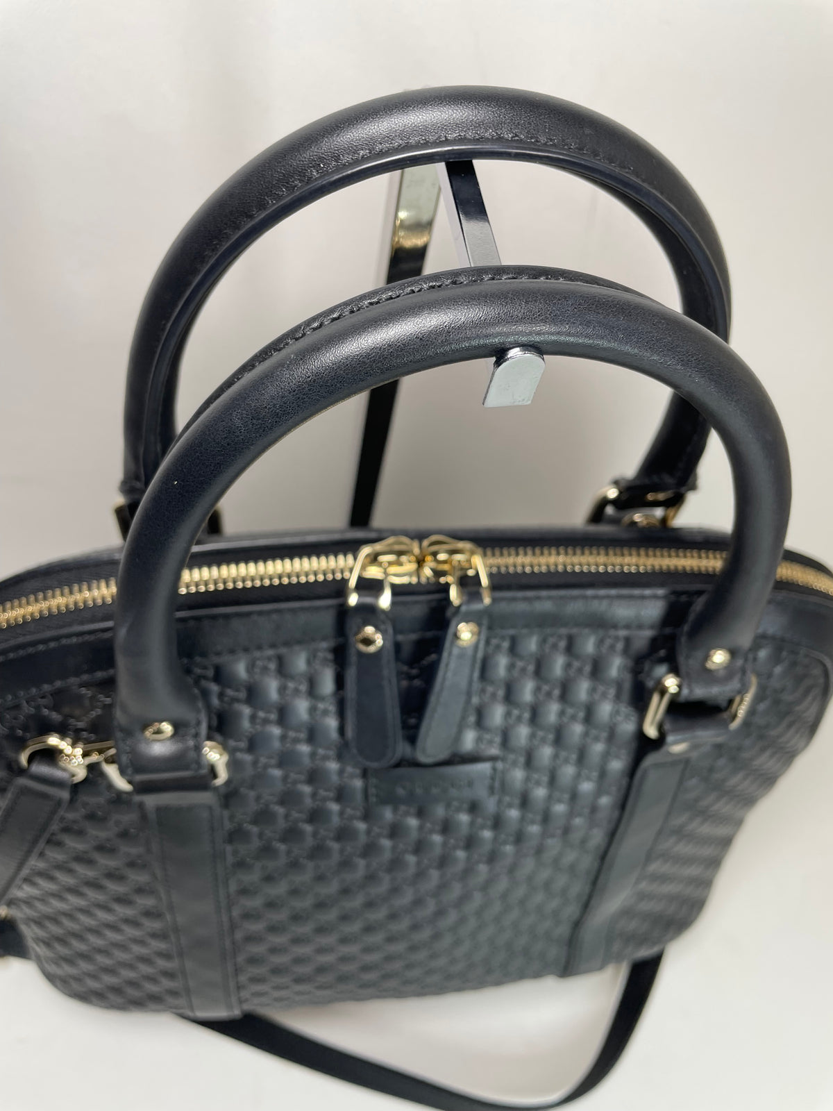 Preloved Gucci Guccissima  Dome Shoulder Bag, Medium