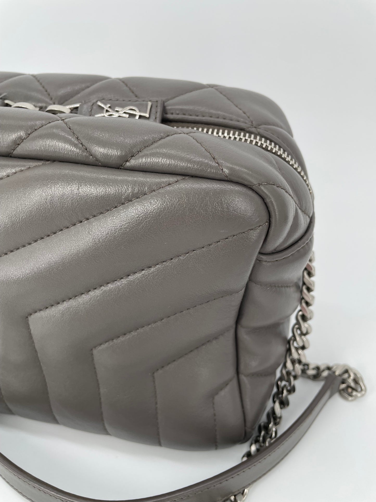 Preloved Saint Laurent Loulou Bowling Bag, Small