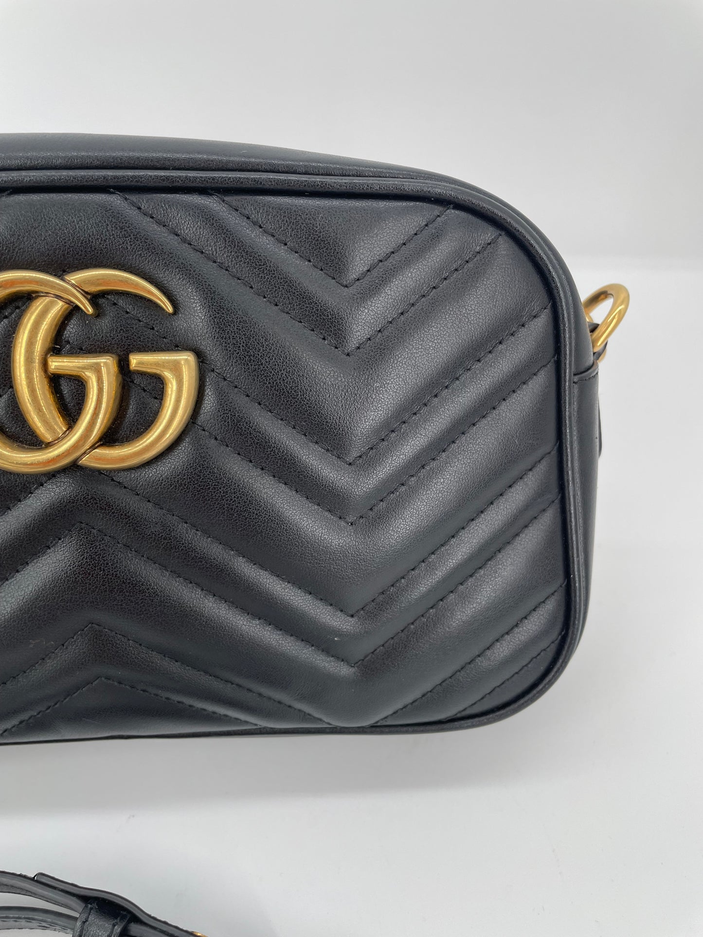 Preloved Gucci Marmont Shoulder Bag, Small