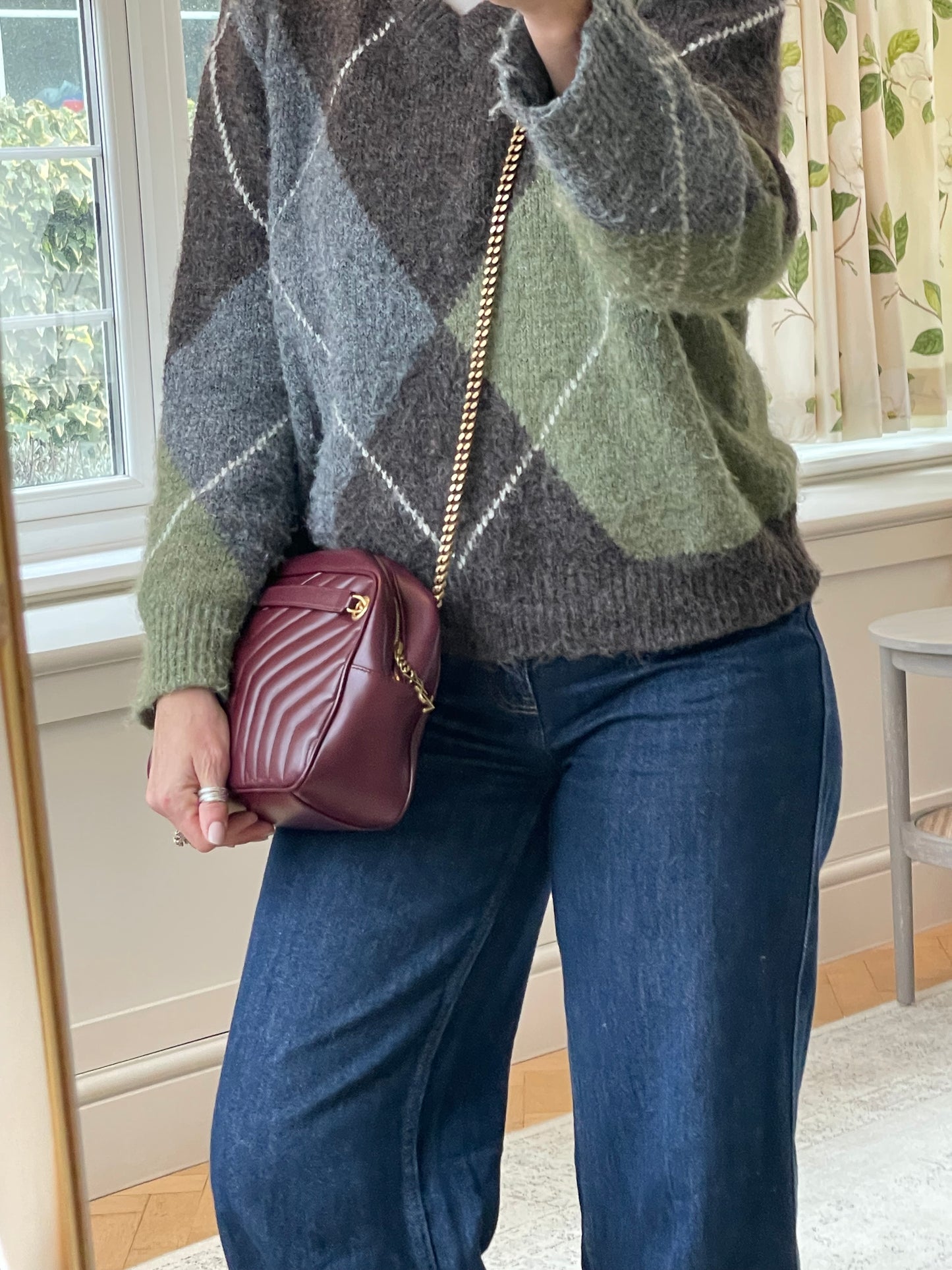 Preloved Saint Laurent Joan Camera Crossbody Bag, Medium