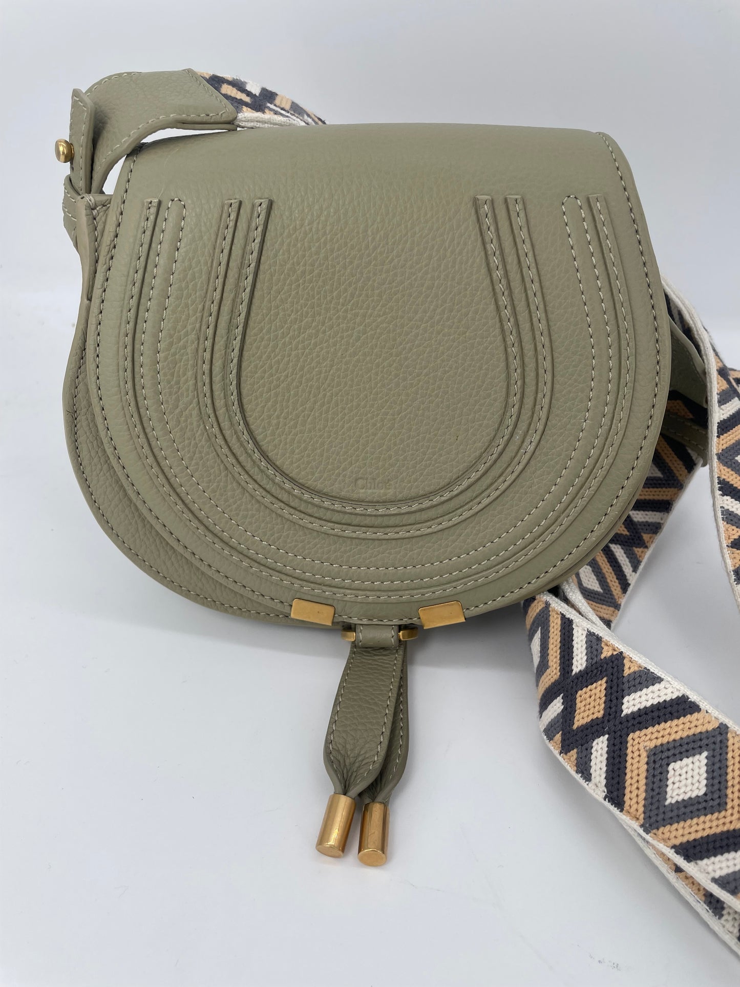 Preloved Chloe Marcie Saddle Crossbody Bag, Small