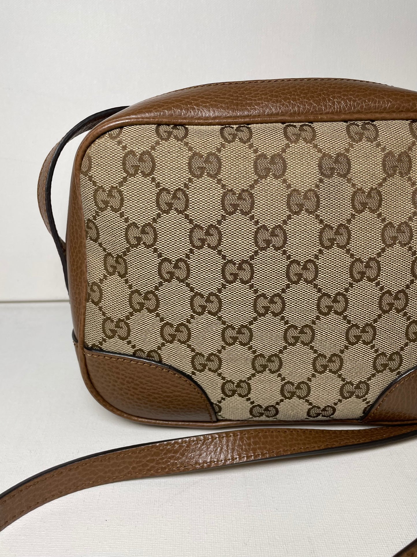 Preloved Gucci Bree Monogram Crossbody Bag