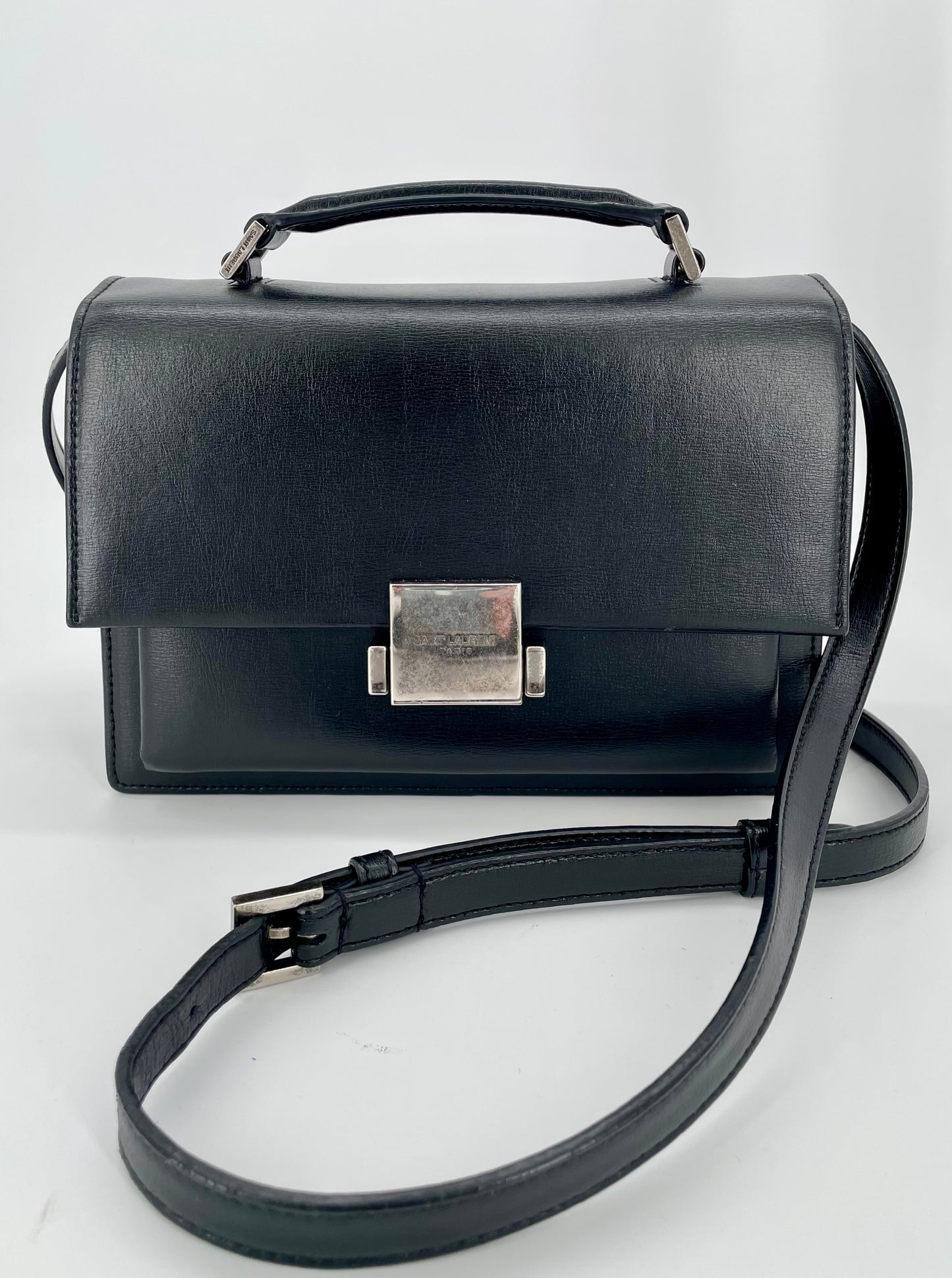 Preloved Saint Laurent Bellechasse Satchel Bag with Long Strap