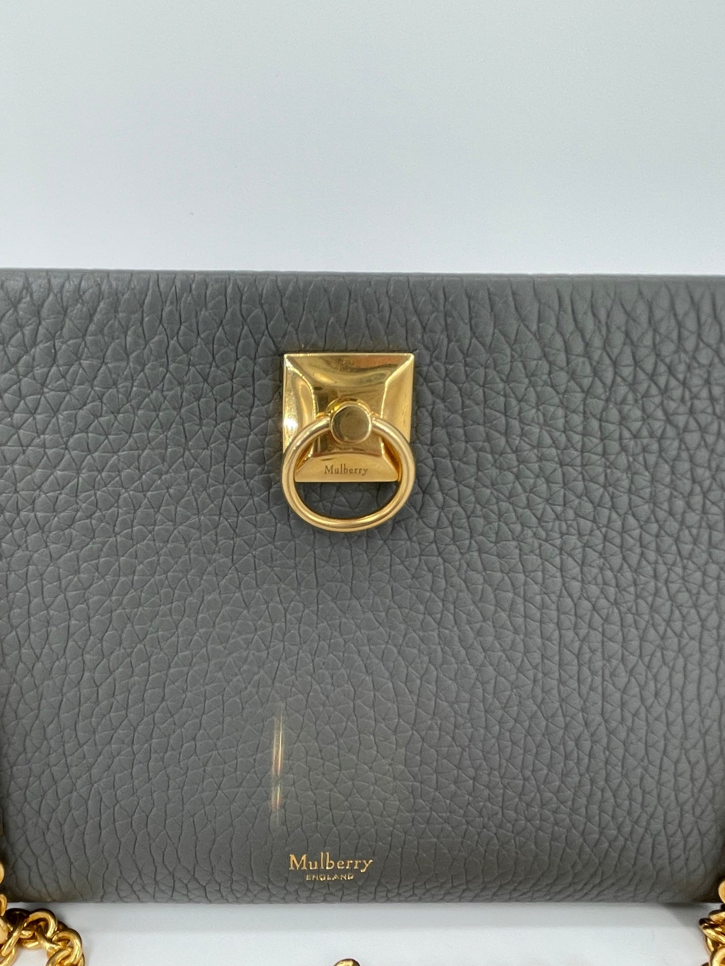 Preloved Mulberry Iris Wallet On Chain